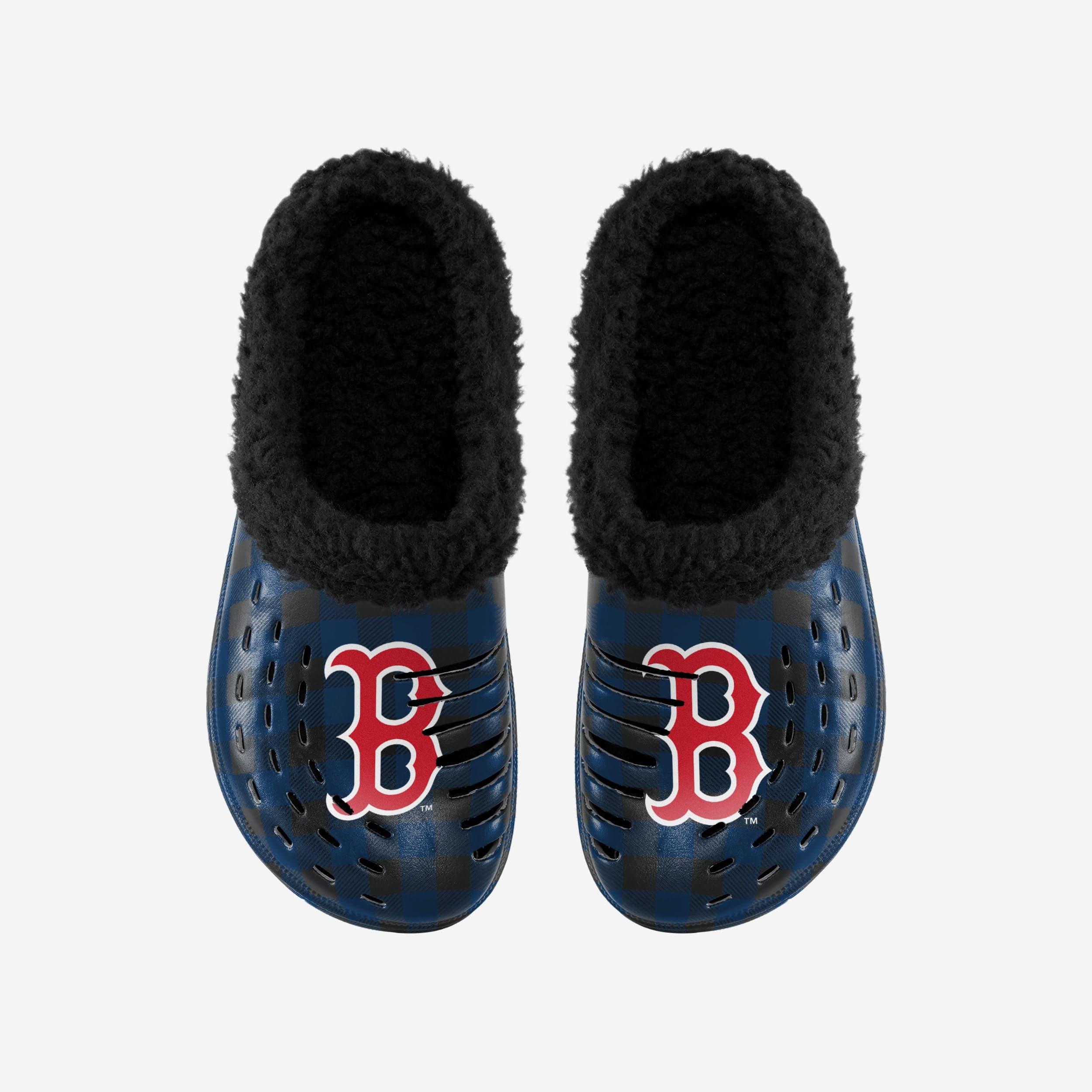 Boston Red Sox Sherpa Lined Buffalo Check Clog - Image 4