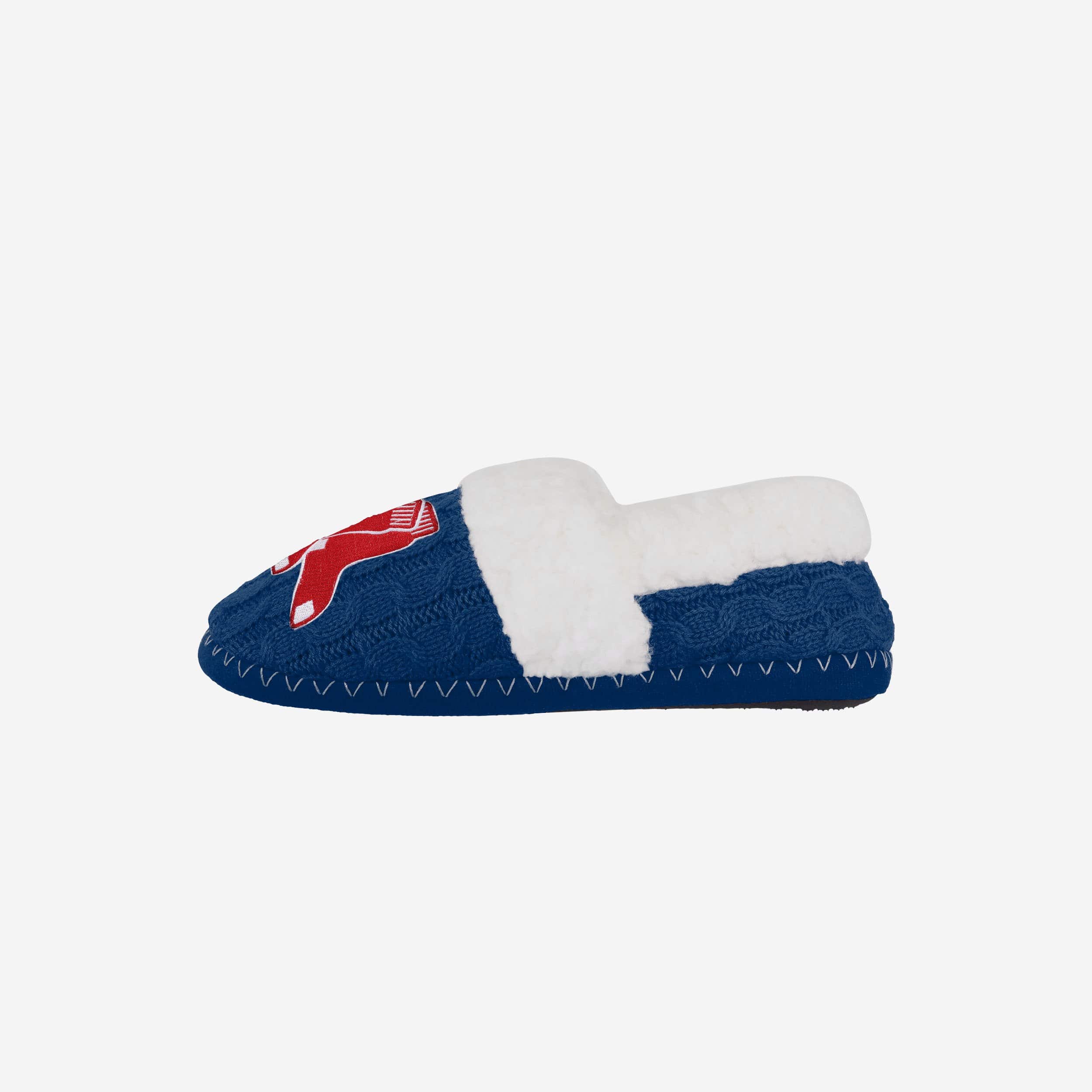 Boston Red Sox Womens Team Color Moccasin Slipper - Image 2