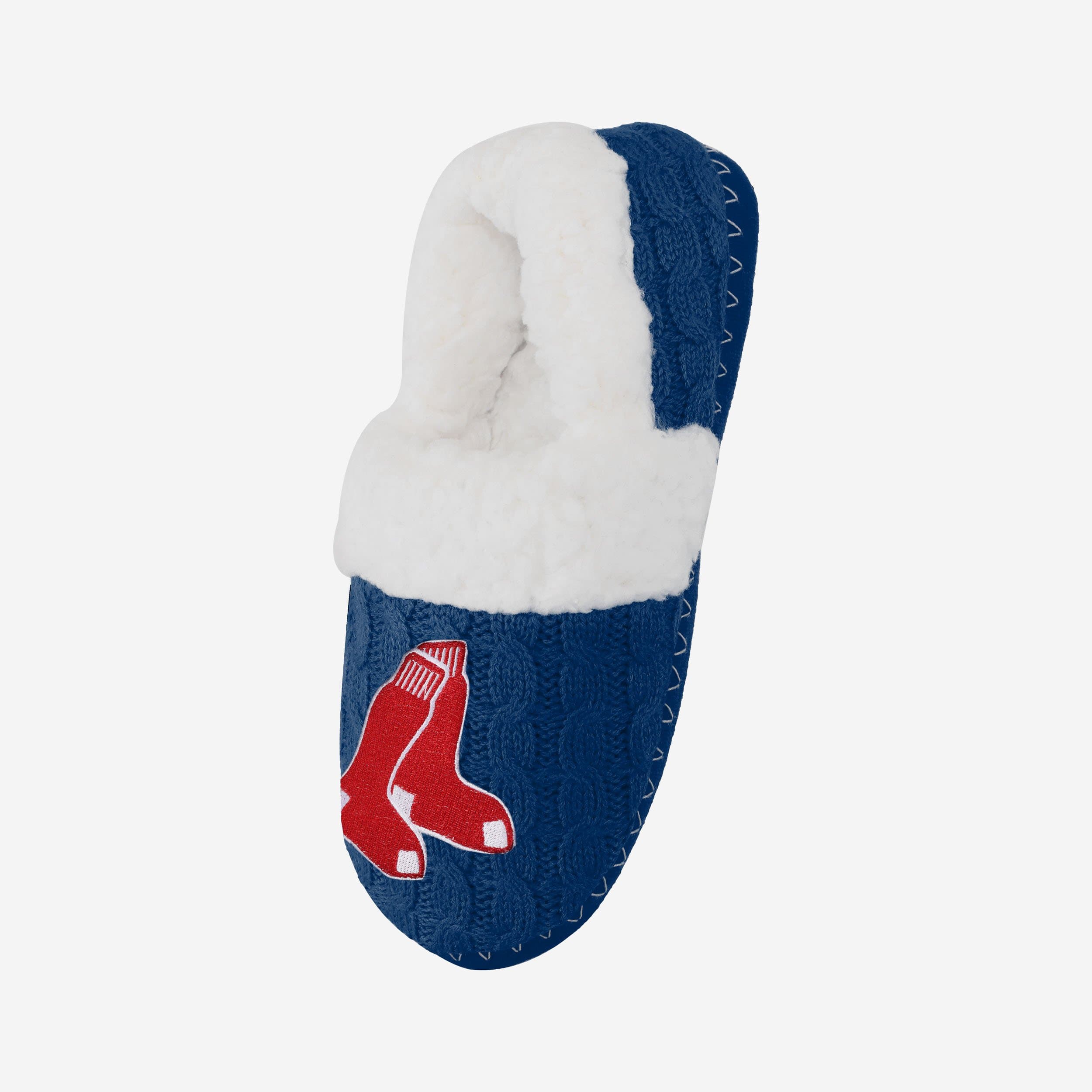Boston Red Sox Womens Team Color Moccasin Slipper - Image 3
