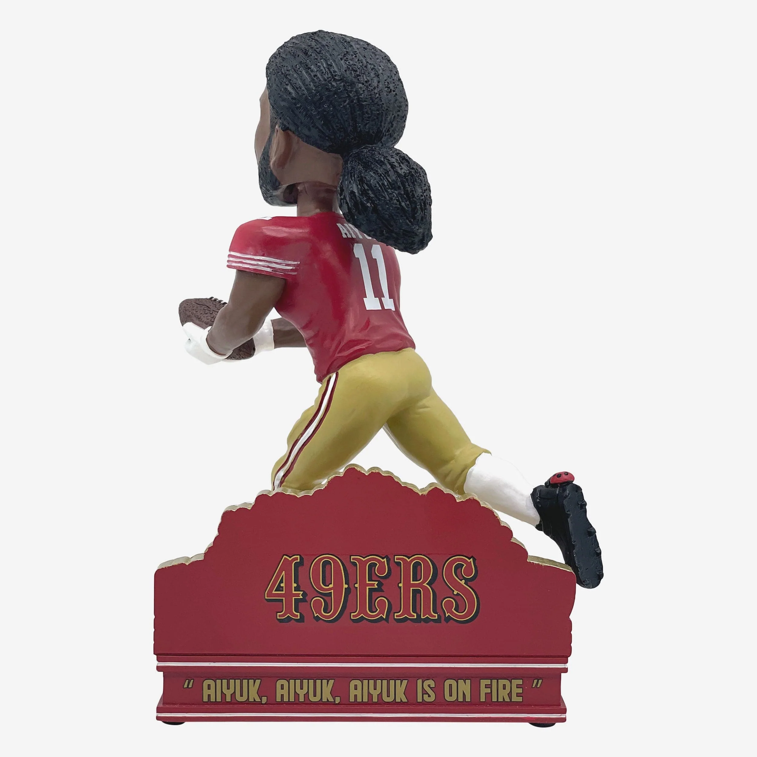 Brandon Aiyuk San Francisco 49ers NFL Championship Pivotal Catch Bobblehead - Image 5
