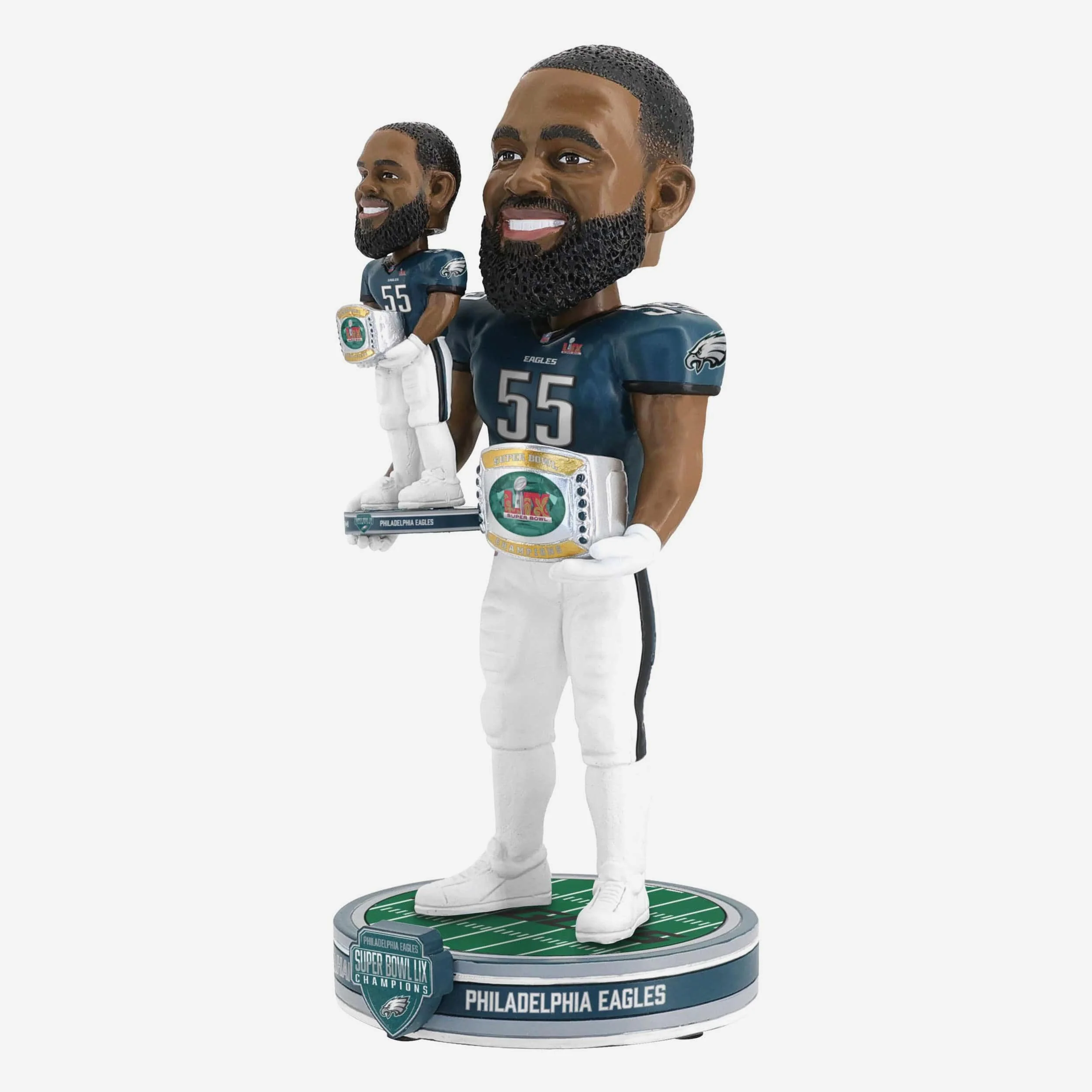 Brandon Graham Philadelphia Eagles Super Bowl LIX Champions Bobble Dubblz Bobblehead - Image 6