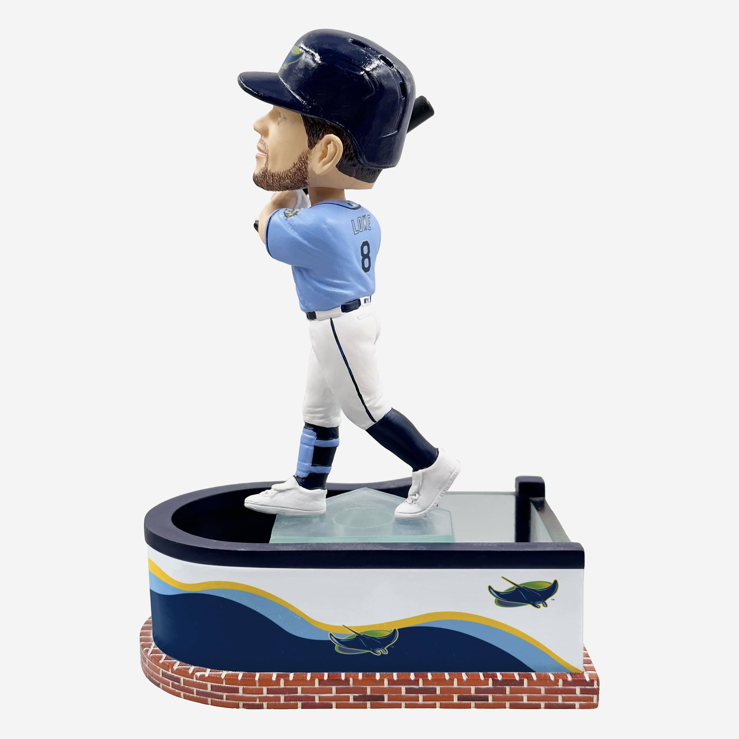 Brandon Lowe Tampa Bay Rays Touch Tank Bobblehead - Image 6
