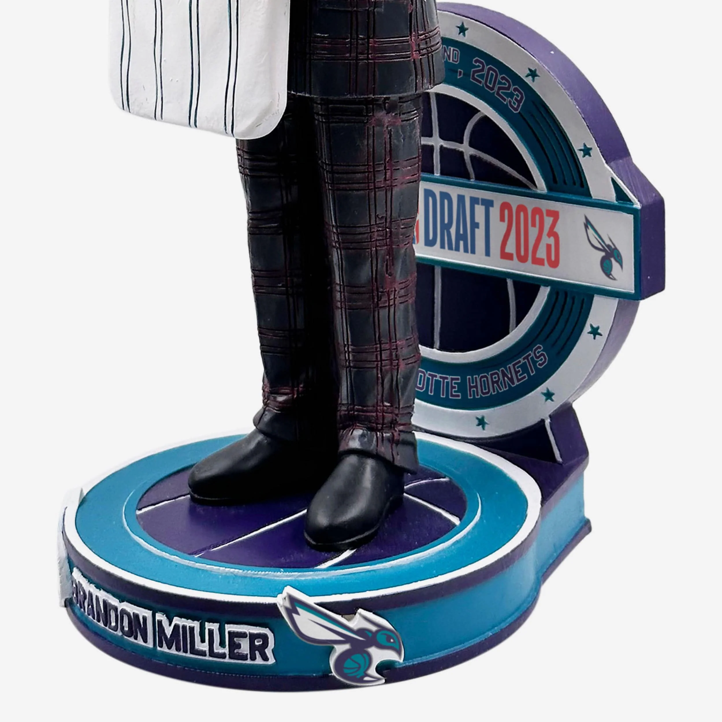 Brandon Miller Charlotte Hornets 2023 Draft Pick Bobblehead - Image 3