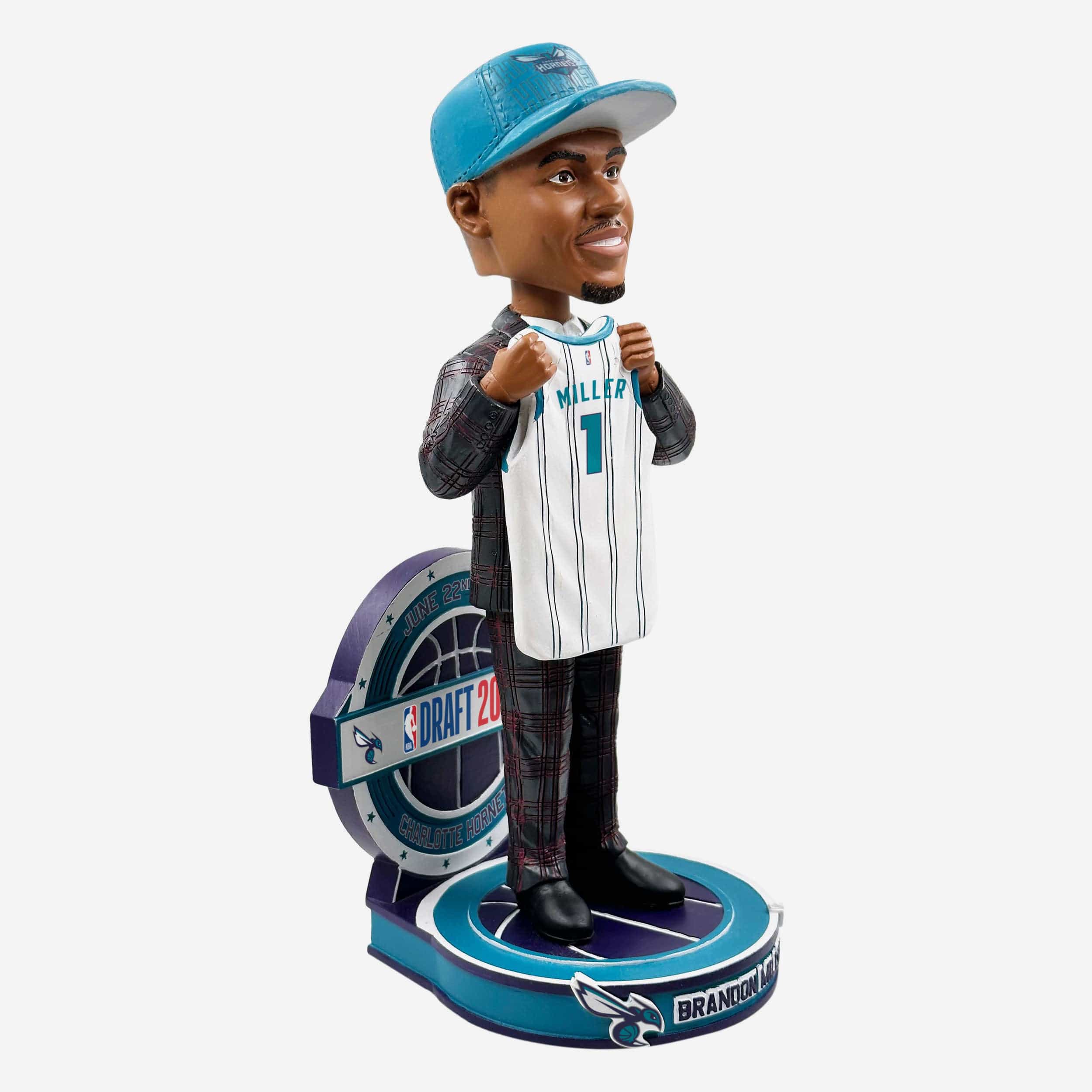 Brandon Miller Charlotte Hornets 2023 Draft Pick Bobblehead - Image 4