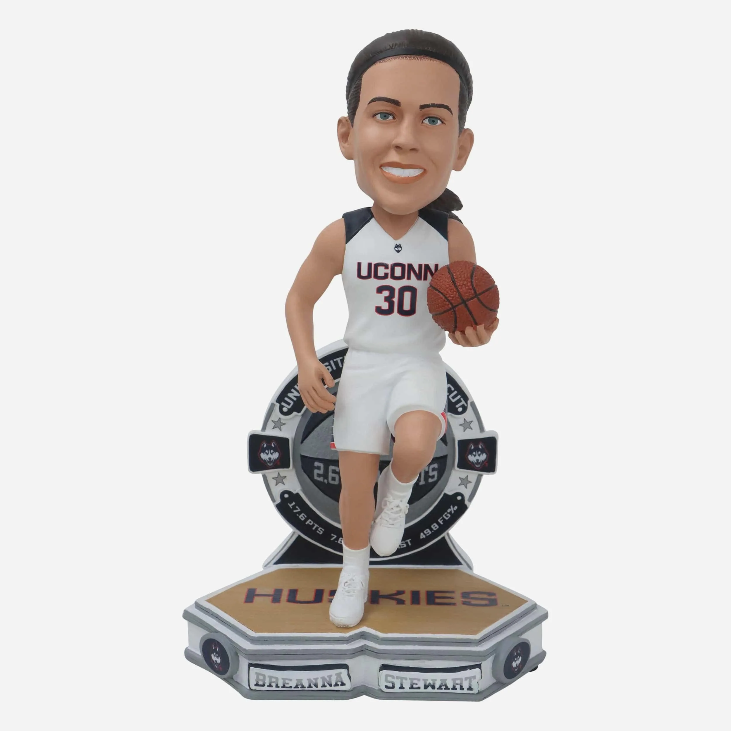 Breanna Stewart UConn Huskies College Stats Bobblehead