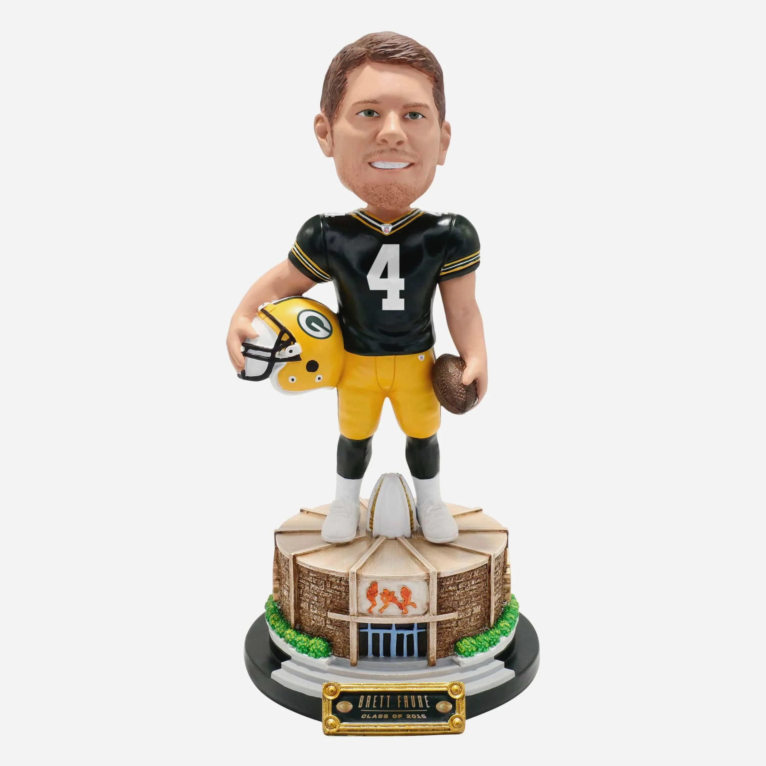 Brett Favre Green Bay Packers Pro Football Hall of Fame Bobblehead