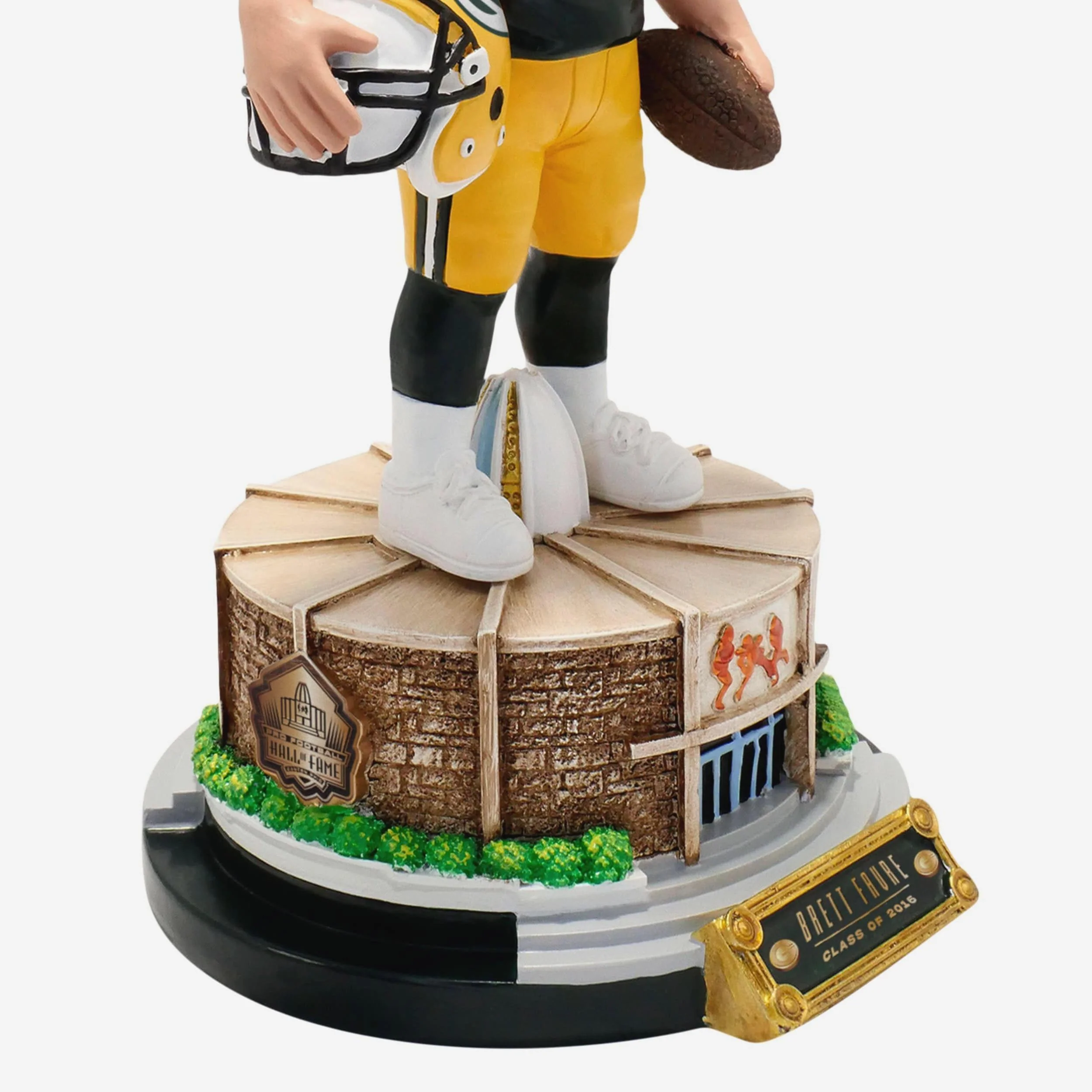 Brett Favre Green Bay Packers Pro Football Hall of Fame Bobblehead - Image 3
