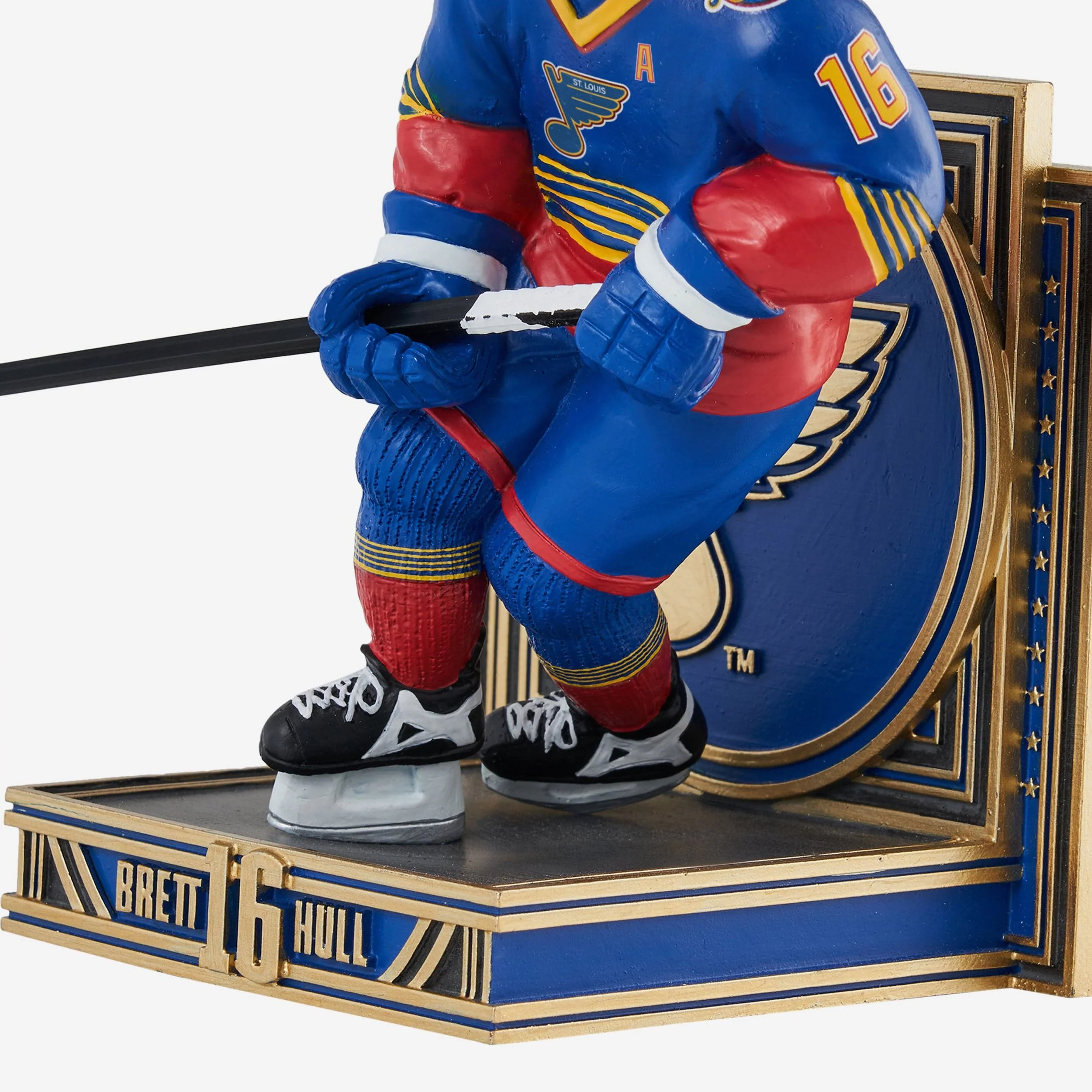Brett Hull St Louis Blues Career Retrospective Bobblehead - Image 3