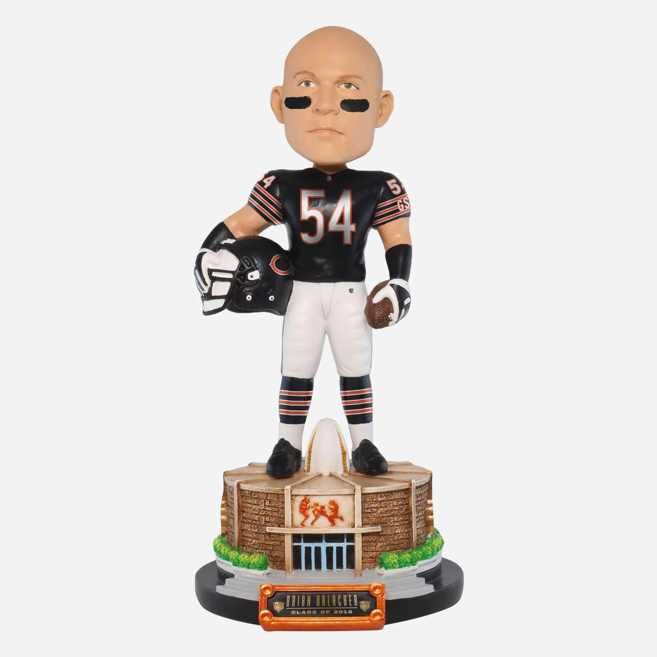 Brian Urlacher Chicago Bears Pro Football Hall of Fame Bobblehead