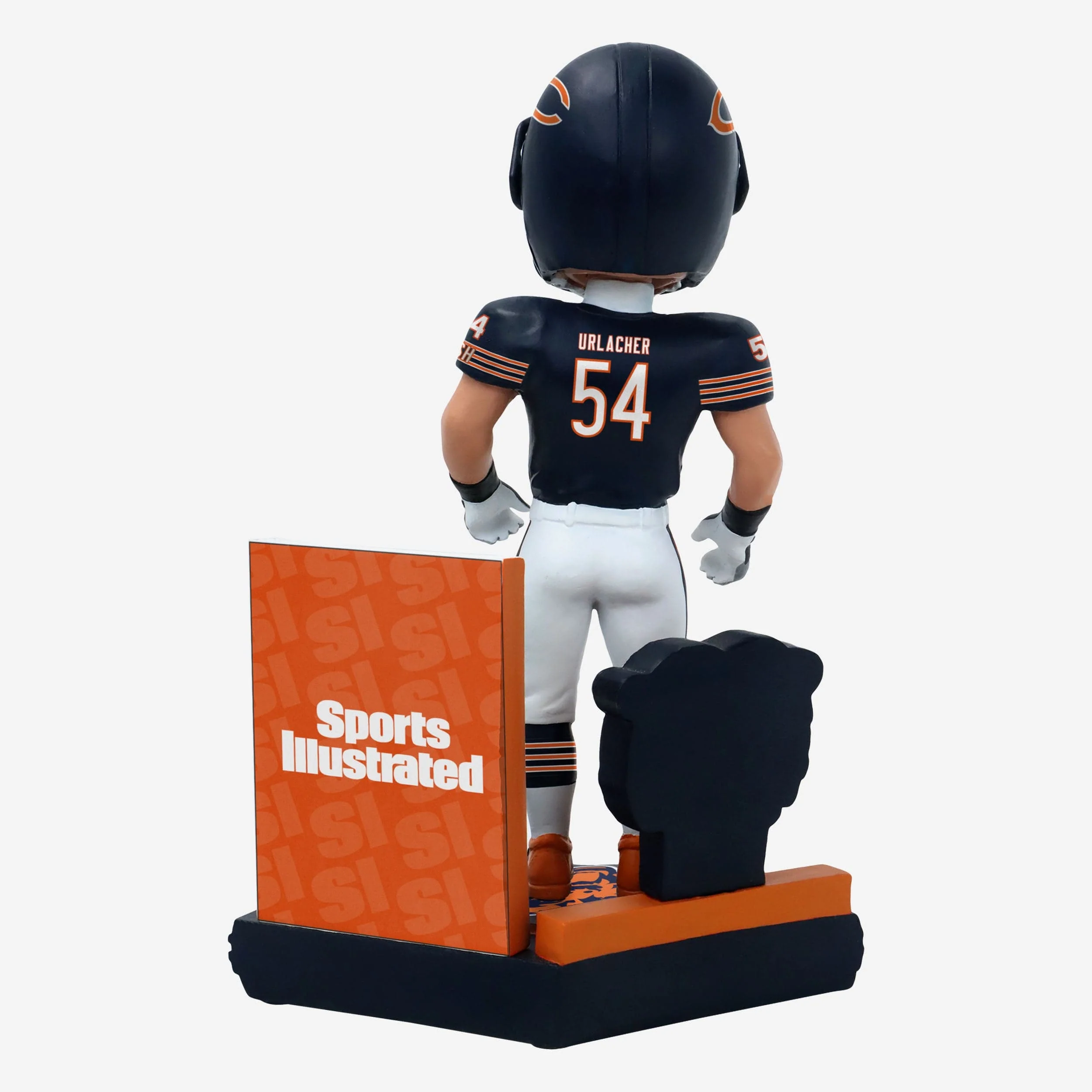 Brian Urlacher Chicago Bears Waitin for Peyton Sports Illustrated Cover Bobblehead - Image 6