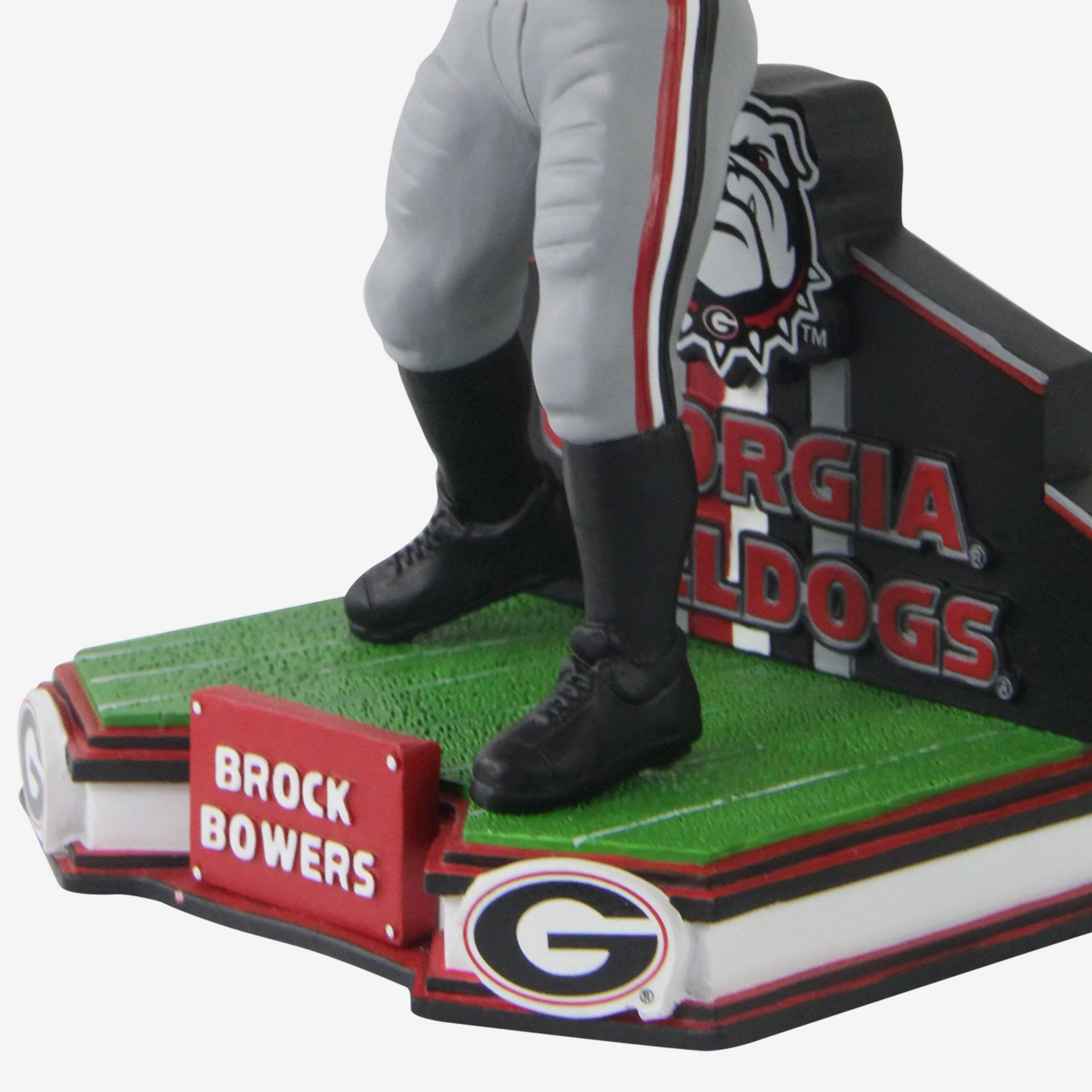 Brock Bowers Georgia Bulldogs Football White Uniform Student Athlete Bobblehead - Image 3
