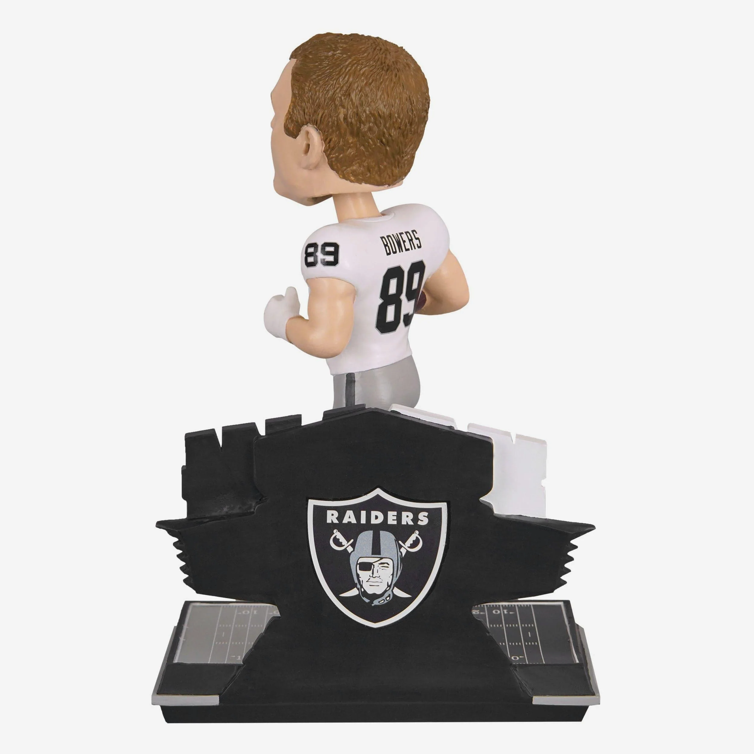 Brock Bowers Las Vegas Raiders Rookie Receiving Yards & Receptions Double Record Bobblehead  - Image 5