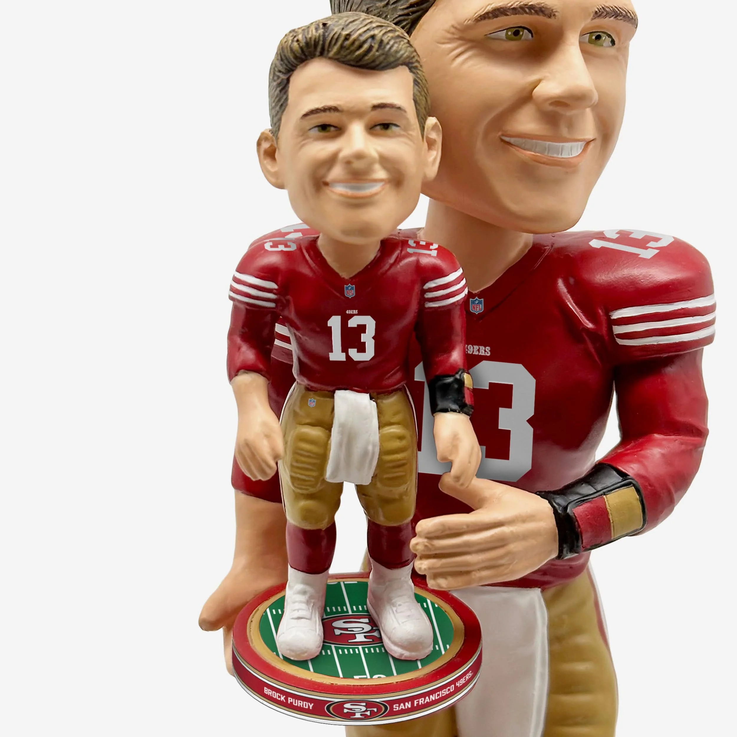 Brock Purdy San Francisco 49ers Bobble Dubblz Bobblehead - Image 4