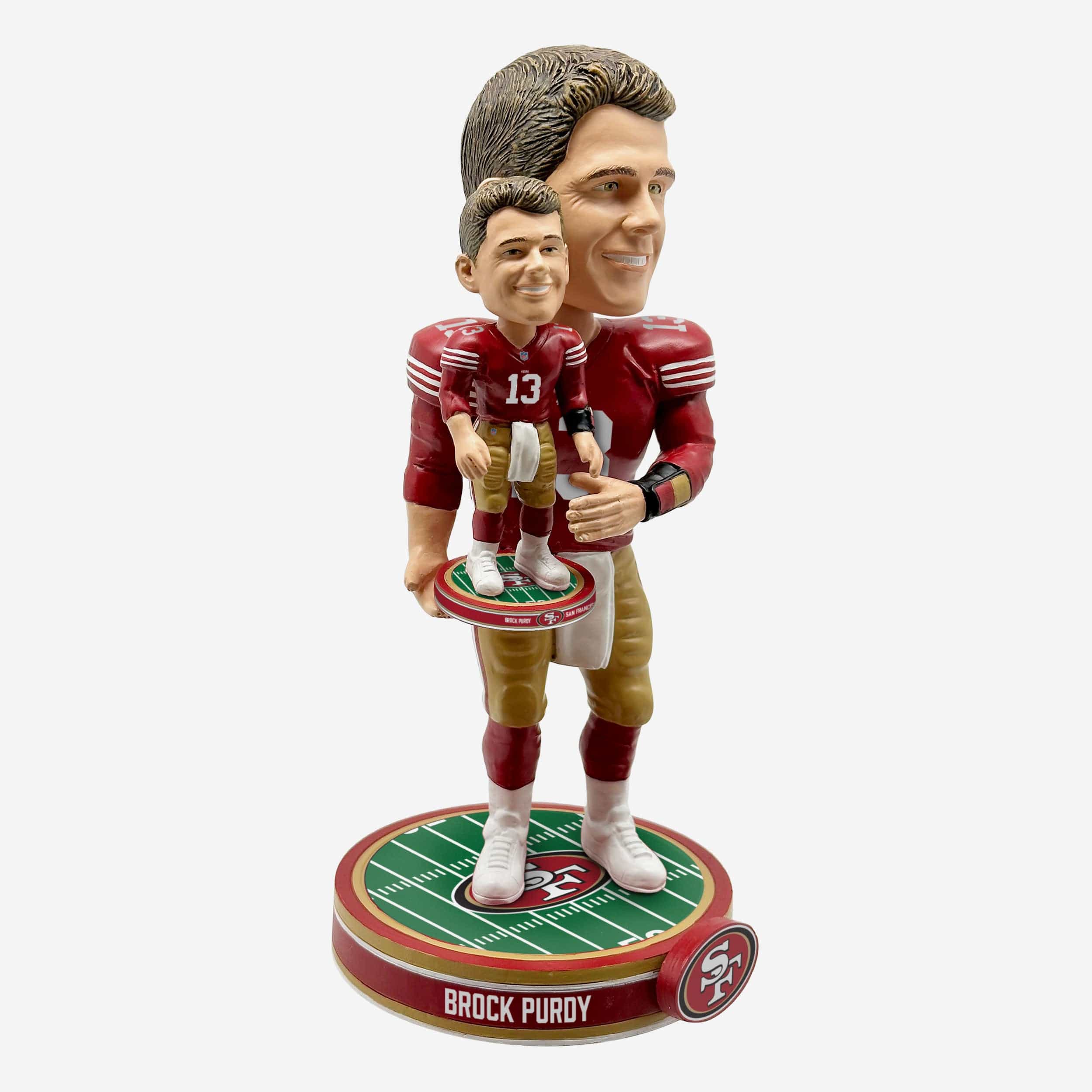 Brock Purdy San Francisco 49ers Bobble Dubblz Bobblehead - Image 5