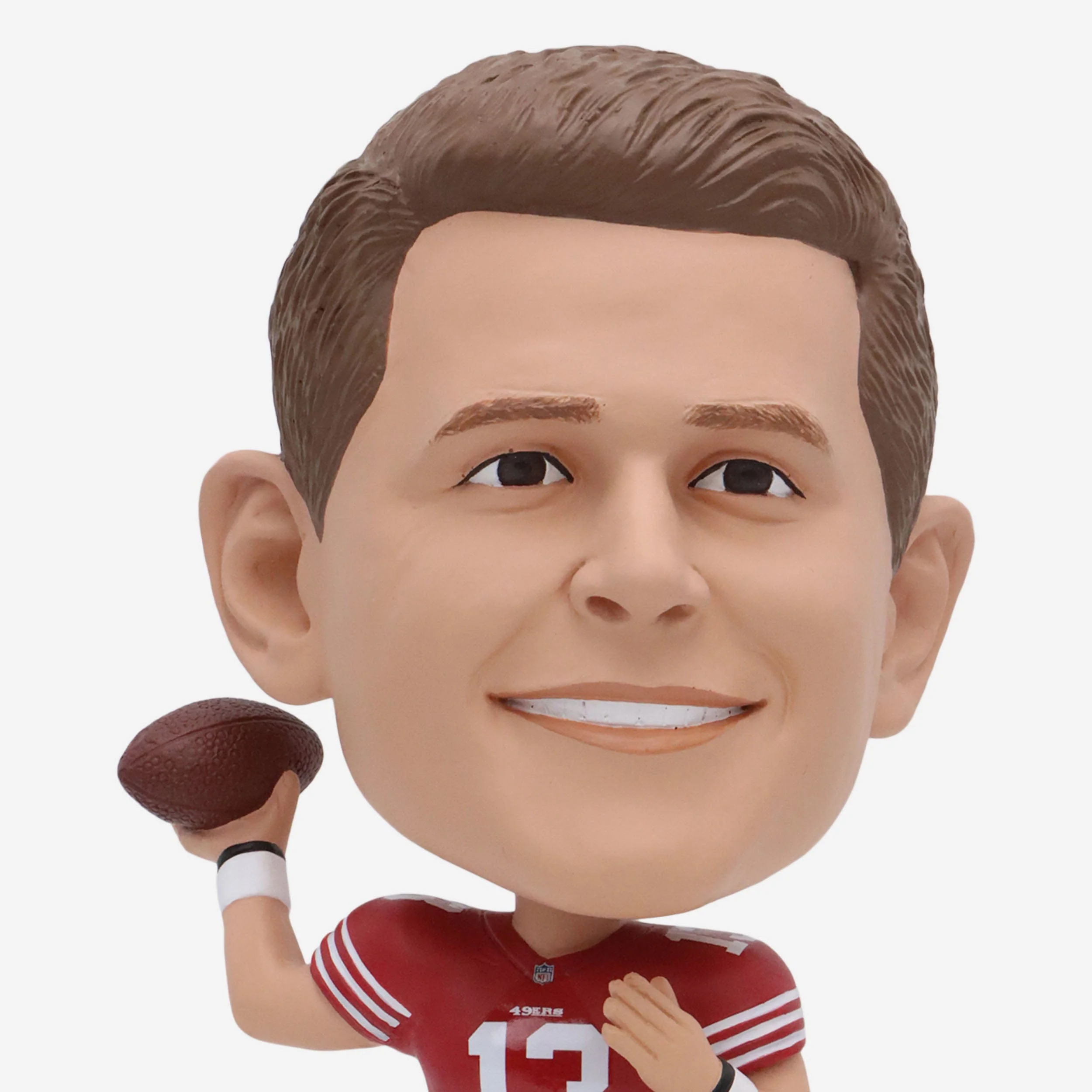 Brock Purdy San Francisco 49ers Field Stripe Bighead Bobblehead - Image 2