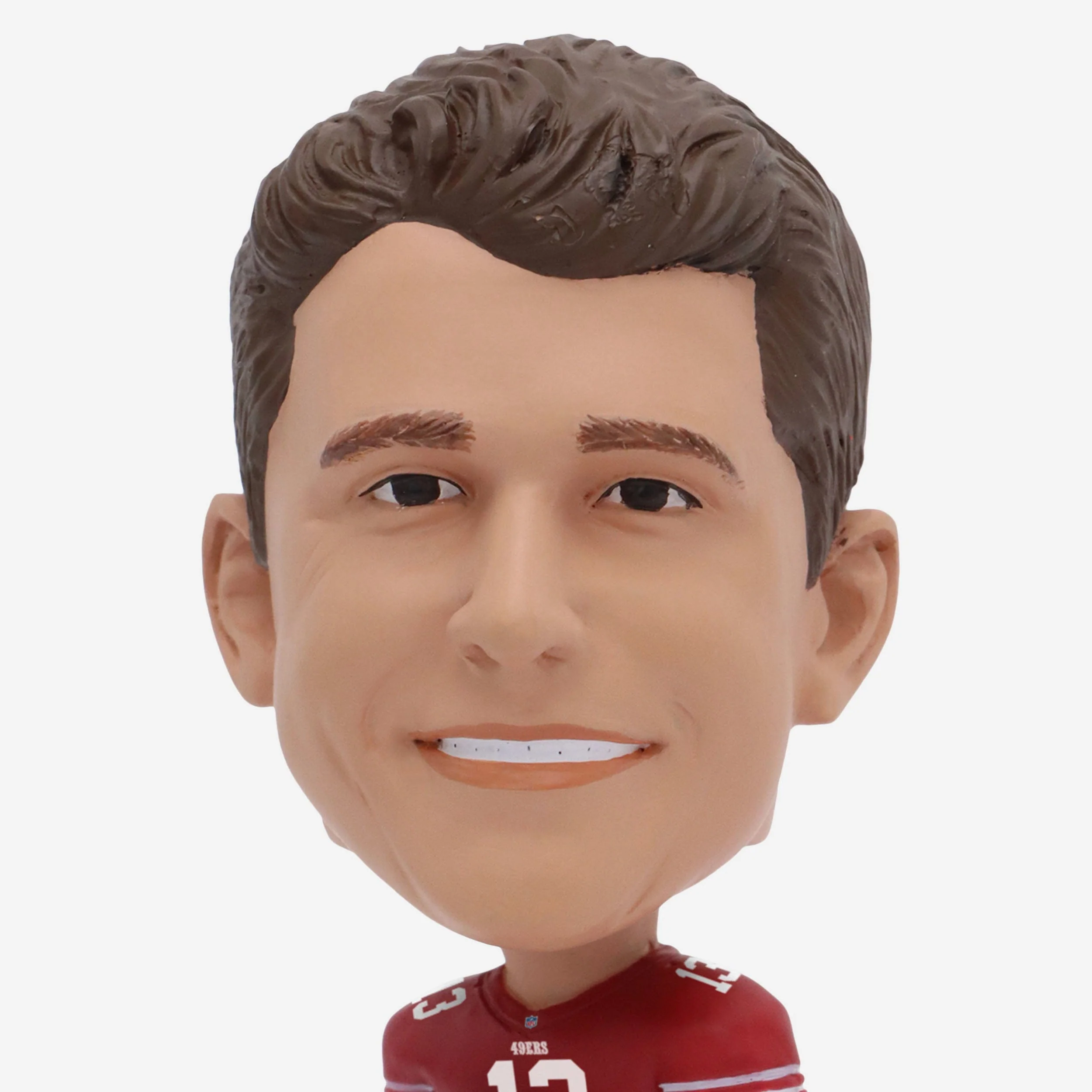 Brock Purdy San Francisco 49ers Field Stripe Mini Bighead Bobblehead - Image 2