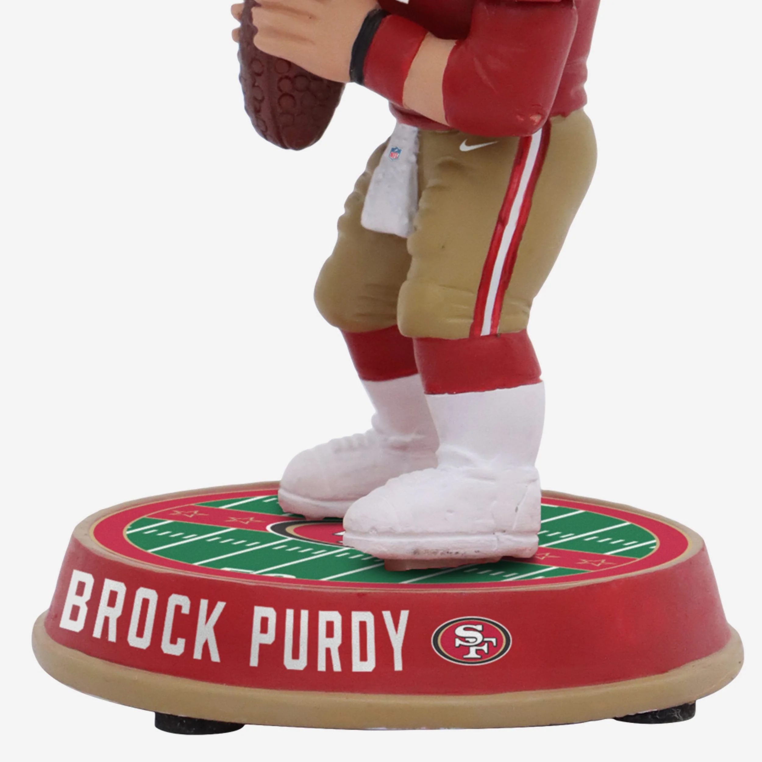 Brock Purdy San Francisco 49ers Field Stripe Mini Bighead Bobblehead - Image 3