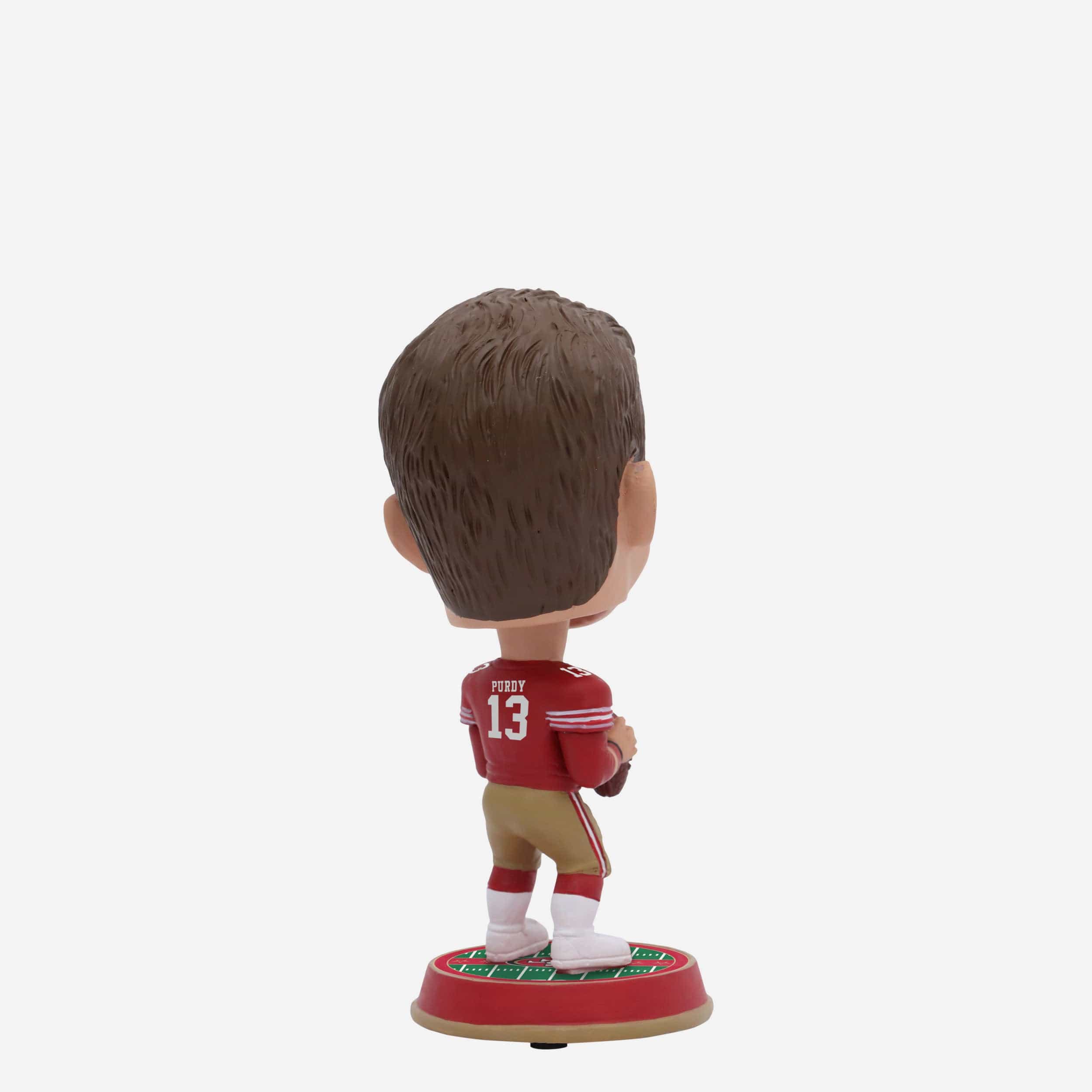 Brock Purdy San Francisco 49ers Field Stripe Mini Bighead Bobblehead - Image 5