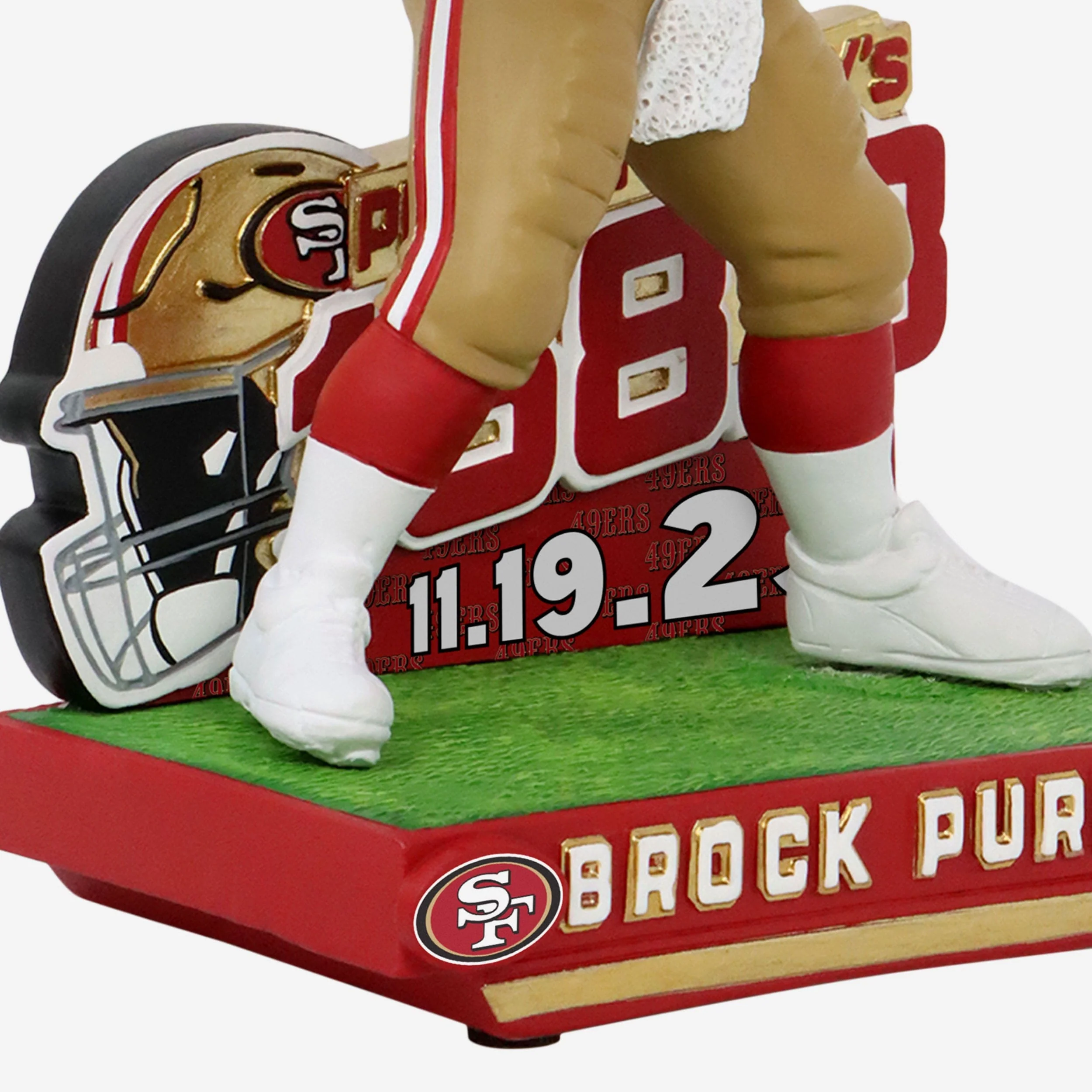 Brock Purdy San Francisco 49ers Perfect Day Bobblehead - Image 3