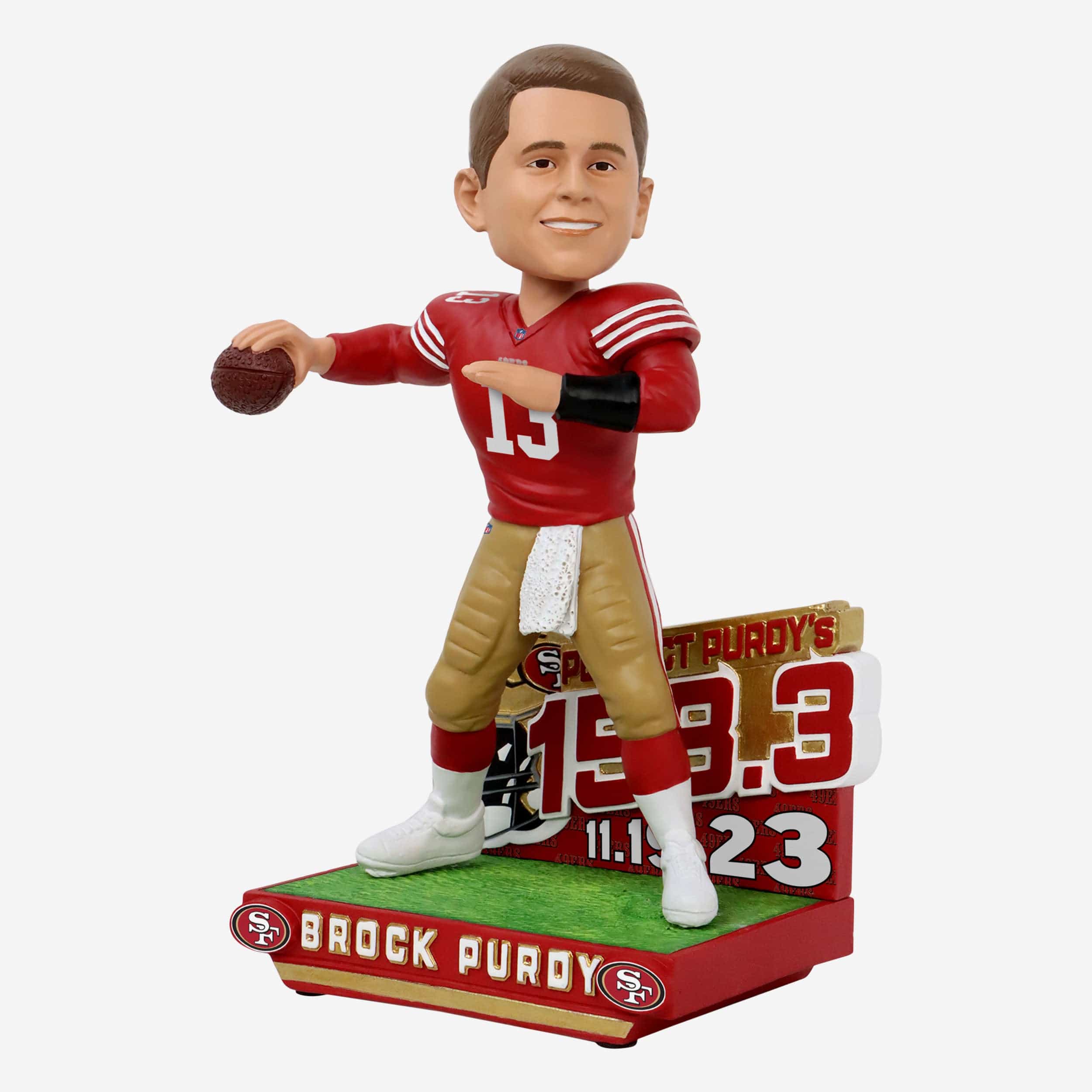 Brock Purdy San Francisco 49ers Perfect Day Bobblehead - Image 4