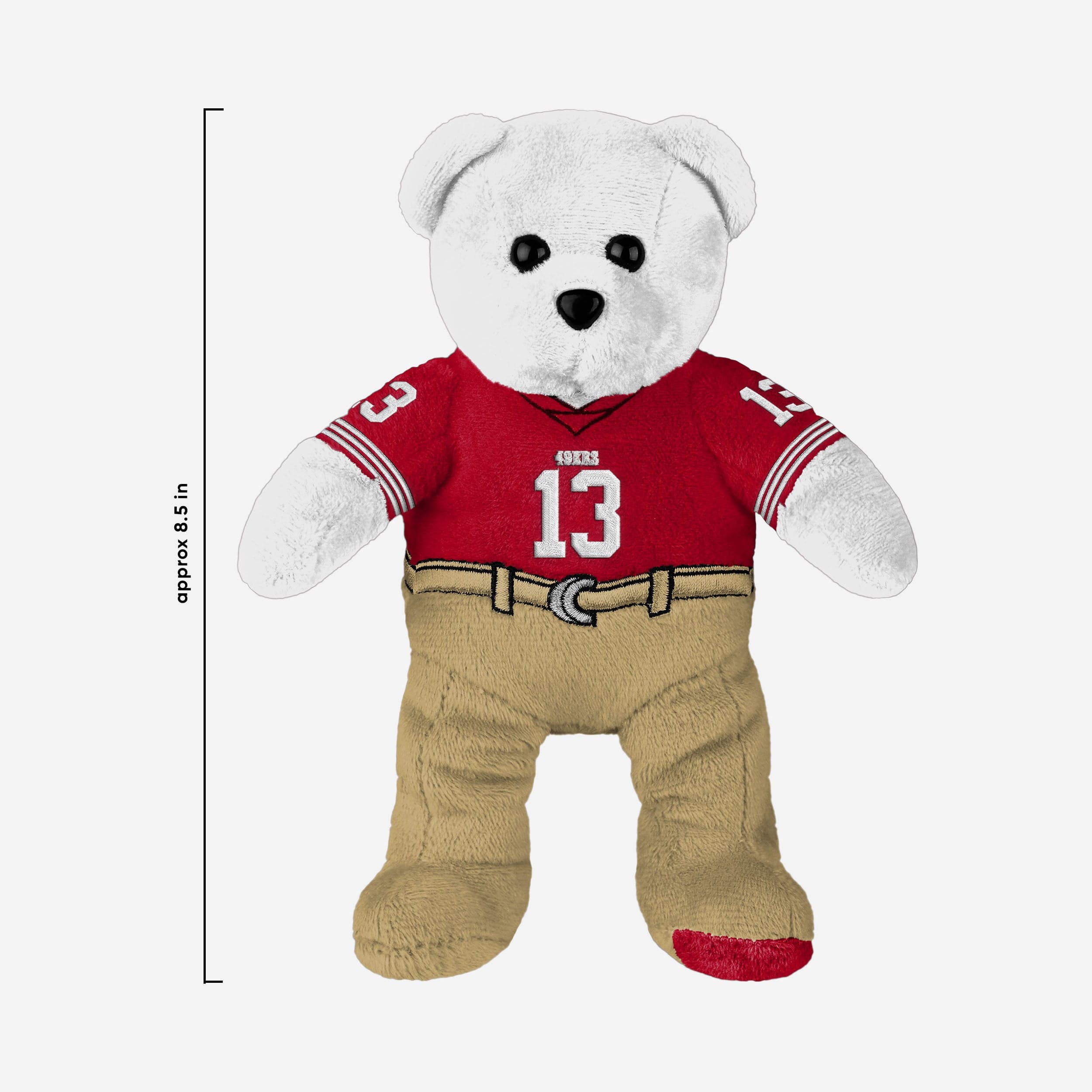 Brock Purdy San Francisco 49ers Team Beans Embroidered Player Bear - Image 3