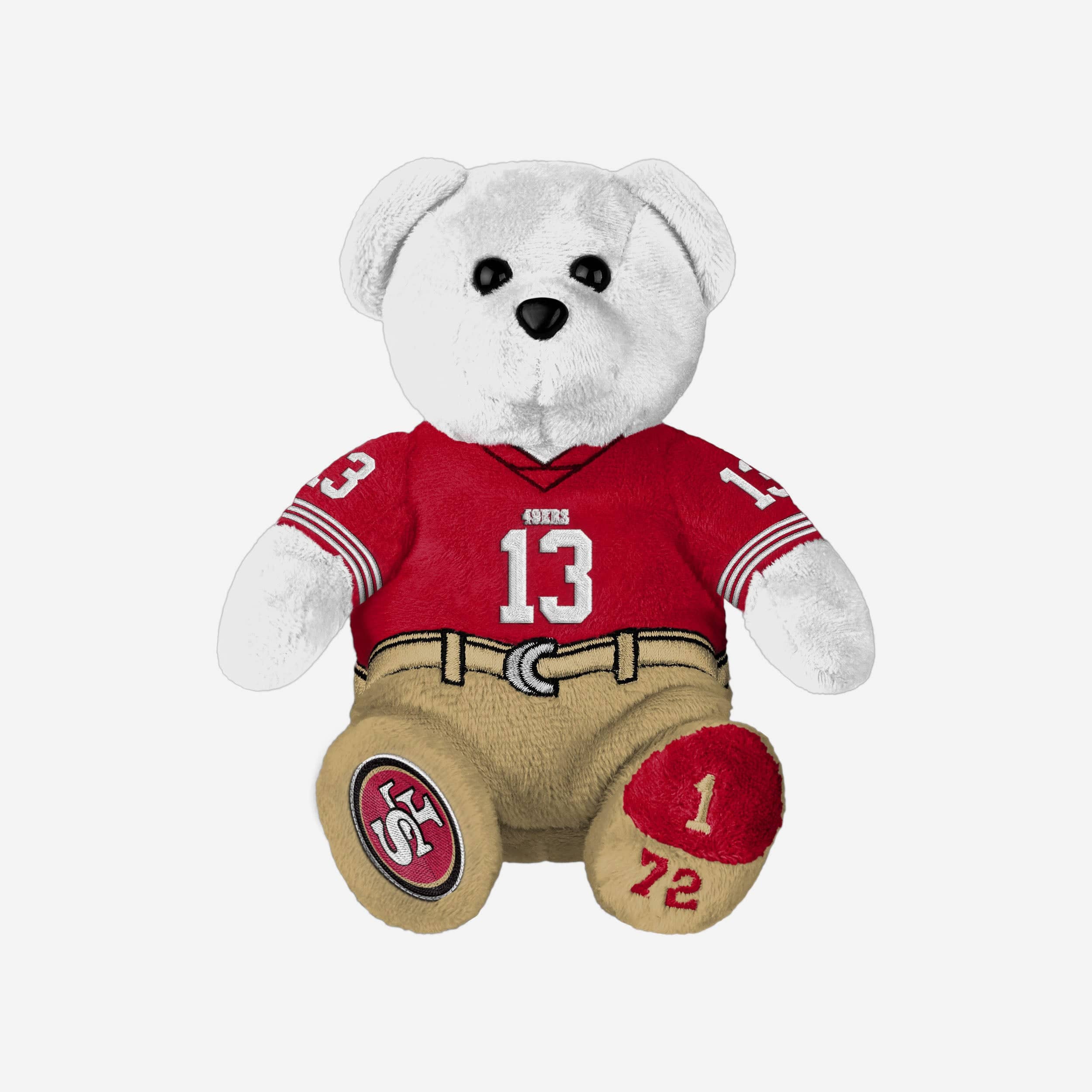 Brock Purdy San Francisco 49ers Team Beans Embroidered Player Bear - Image 4