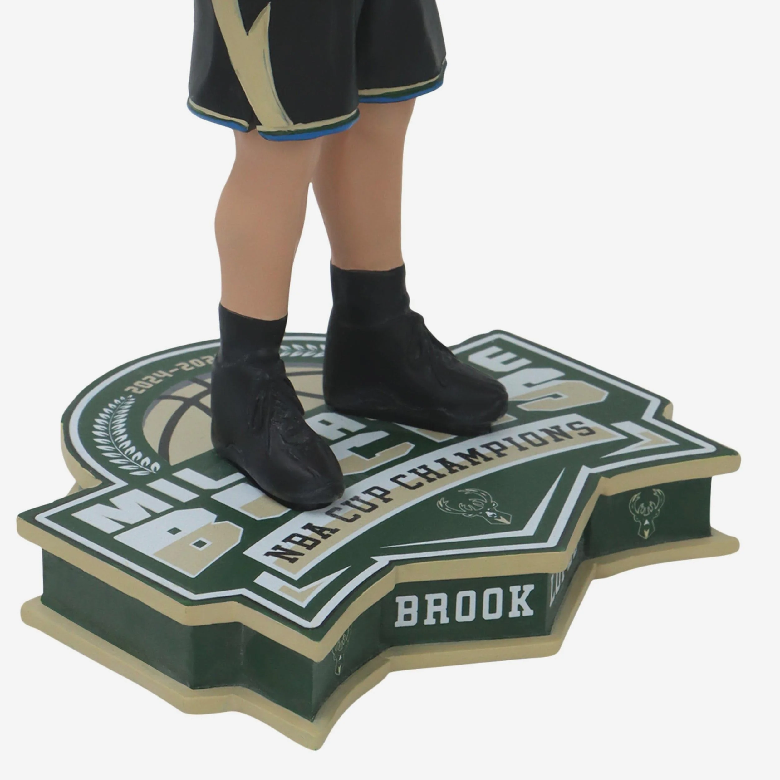 Brook Lopez Milwaukee Bucks 2024 NBA Cup Champions Bobblehead - Image 3
