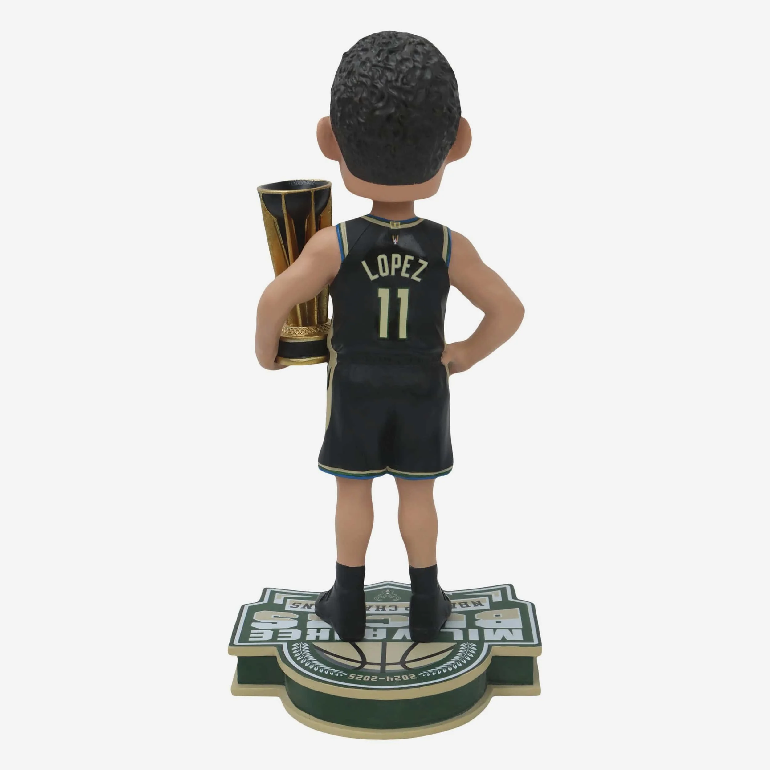 Brook Lopez Milwaukee Bucks 2024 NBA Cup Champions Bobblehead - Image 5