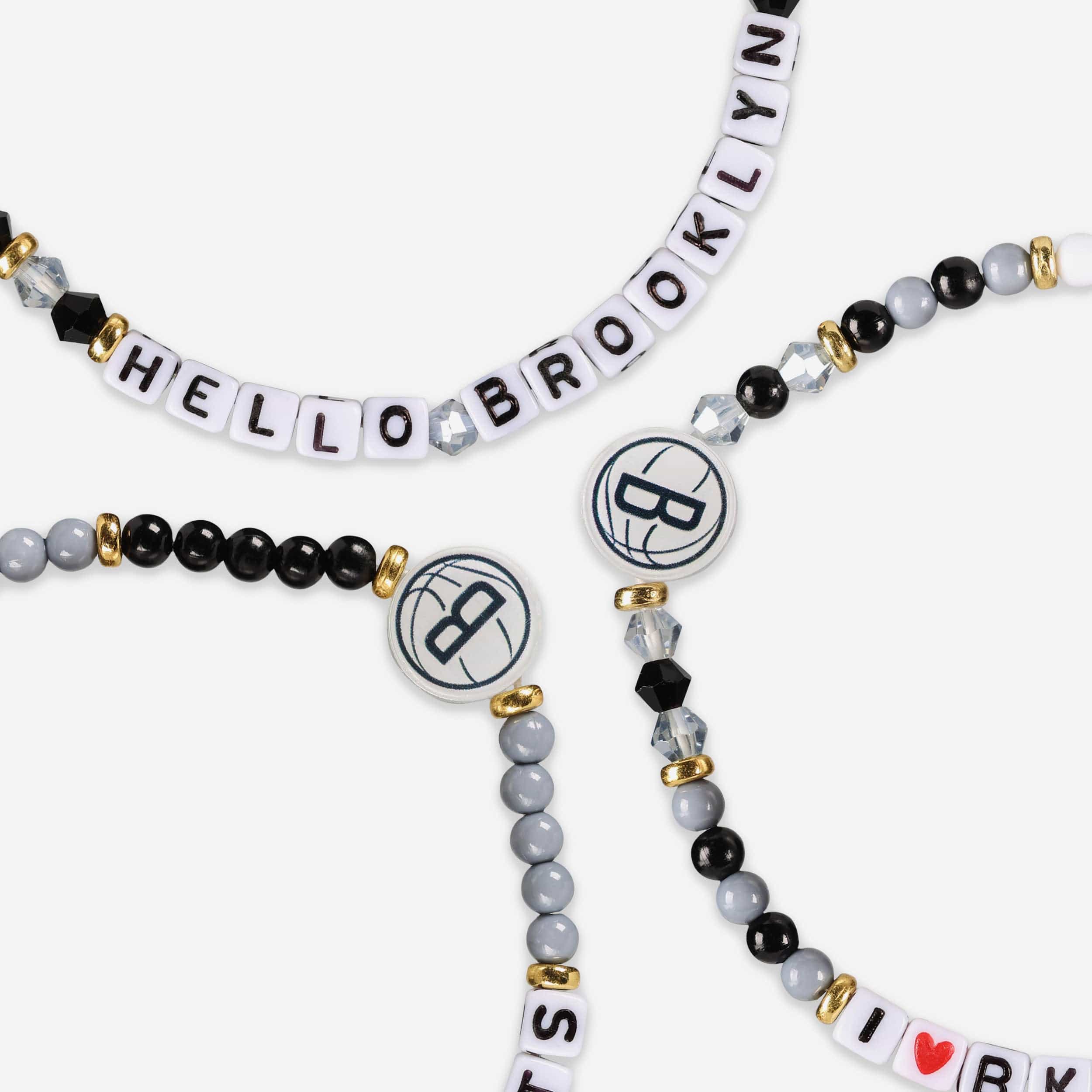 Brooklyn Nets 3 Pack Friendship Bracelet - Image 2