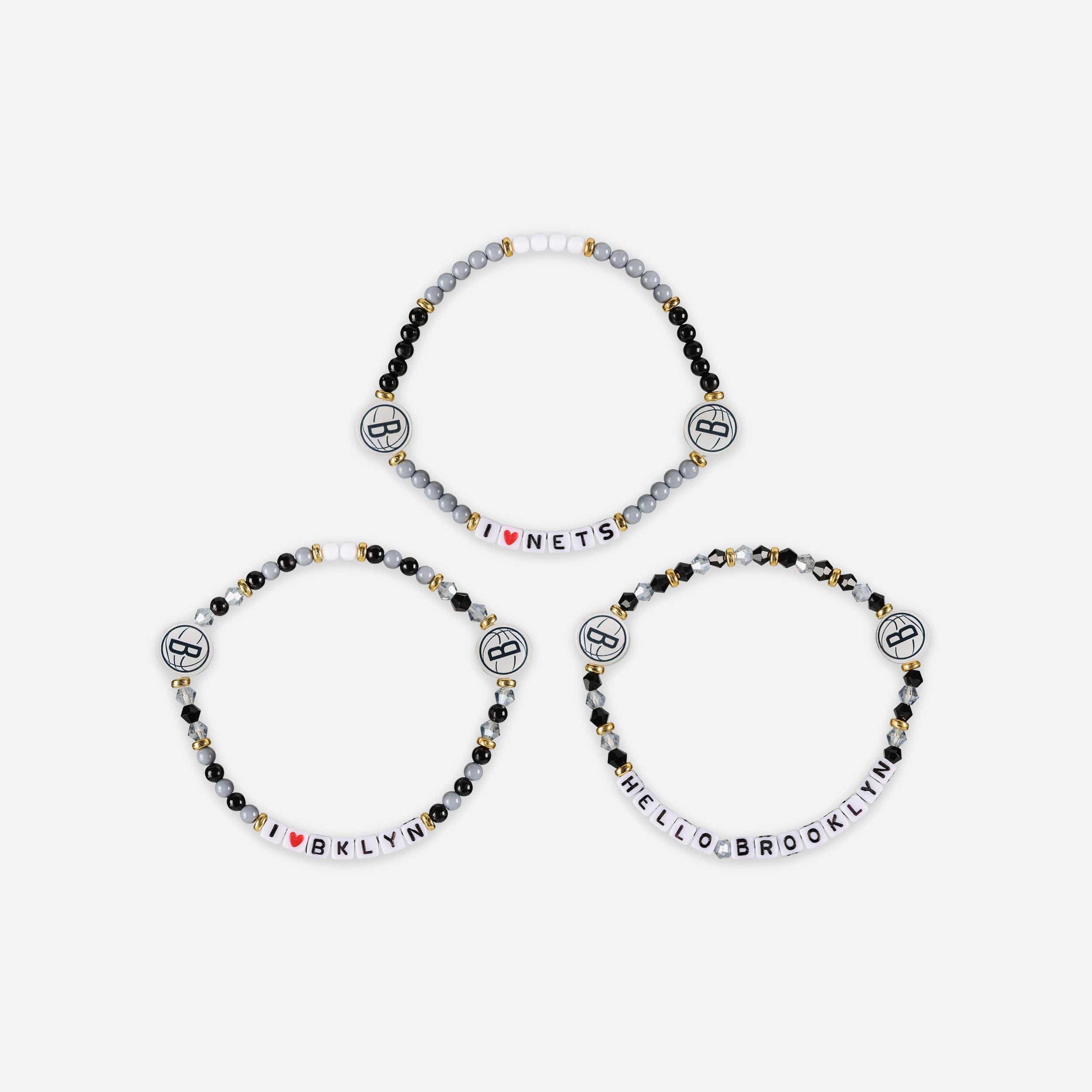 Brooklyn Nets 3 Pack Friendship Bracelet - Image 3