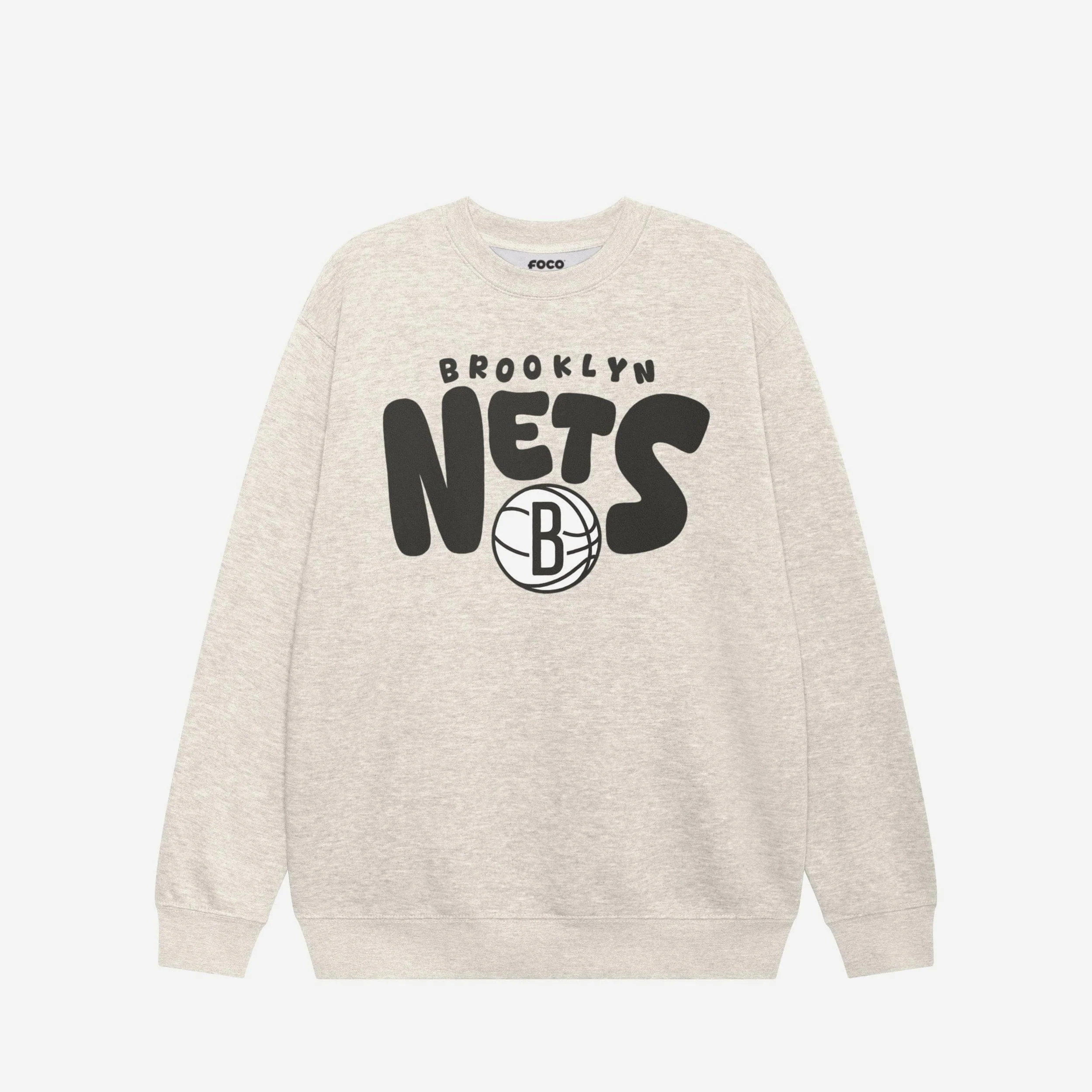 Brooklyn Nets Bubble Crew Neck Sweatshirt