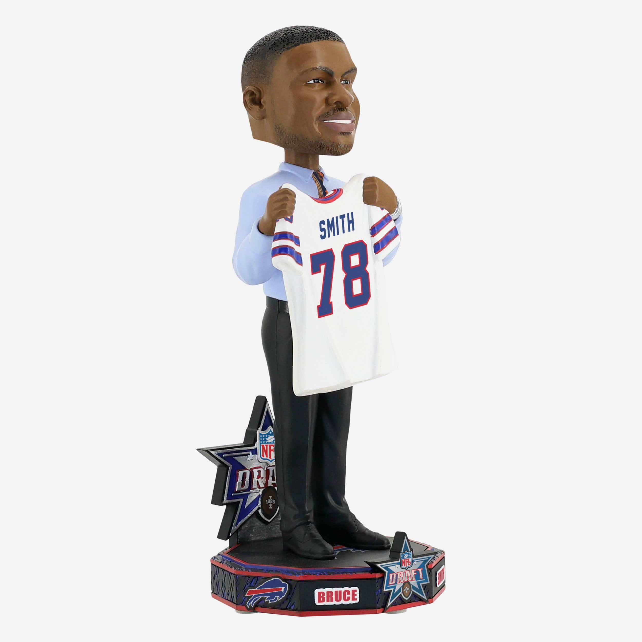 Bruce Smith Buffalo Bills 1985 NFL Draft Pick Bobblehead - Image 4