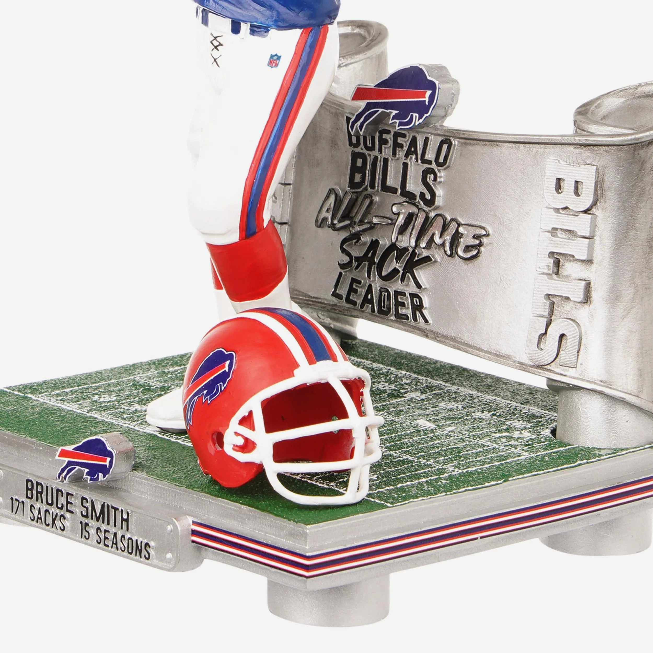 Bruce Smith Buffalo Bills All-Time Sack Leader Bobblehead - Image 3