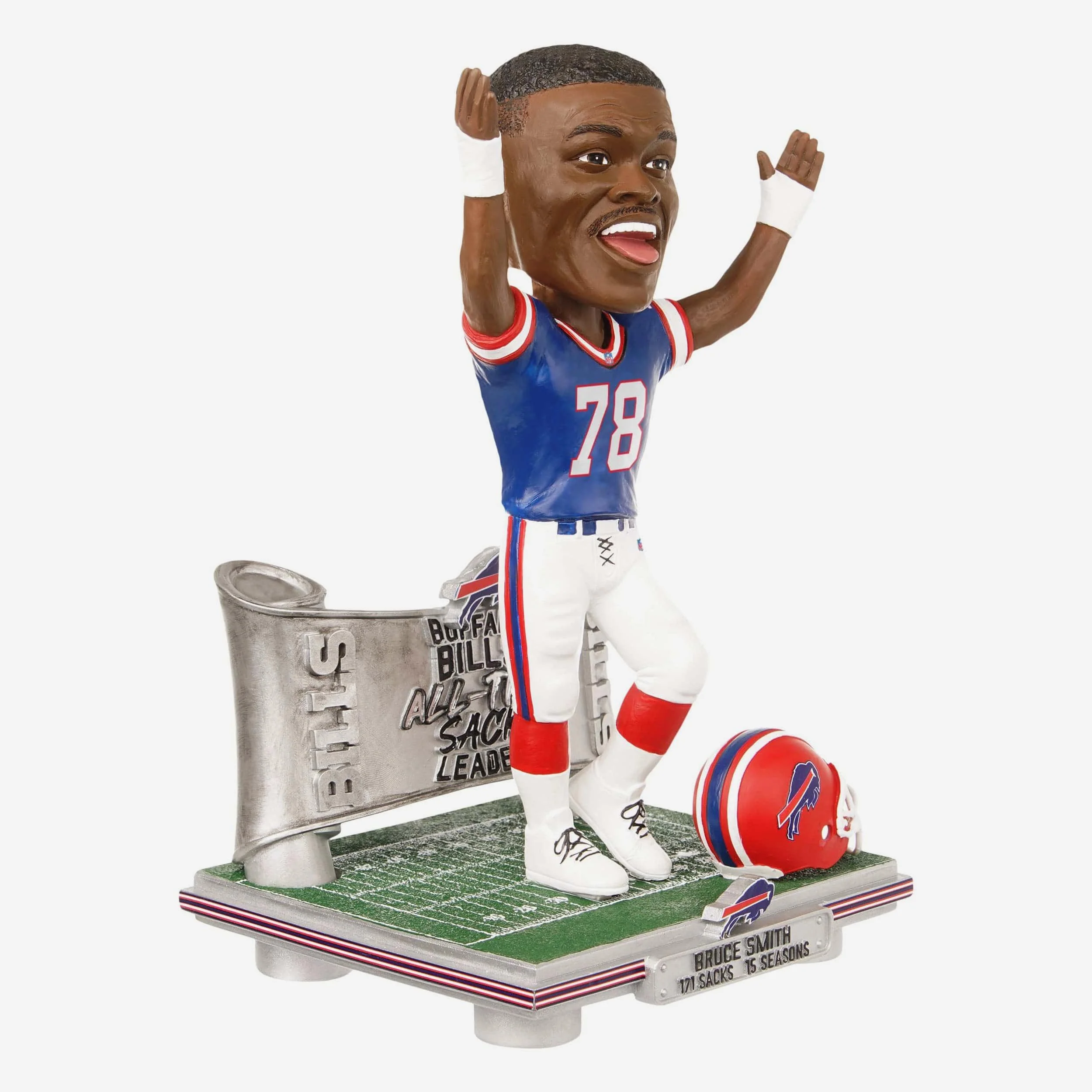 Bruce Smith Buffalo Bills All-Time Sack Leader Bobblehead - Image 4