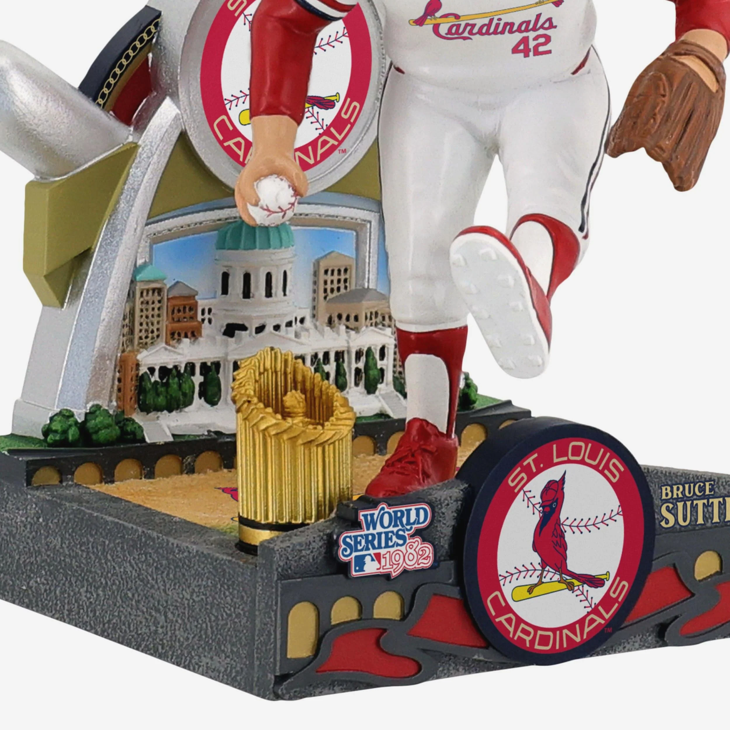Bruce Sutter St Louis Cardinals 1982 World Series Champions Bobblehead - Image 3