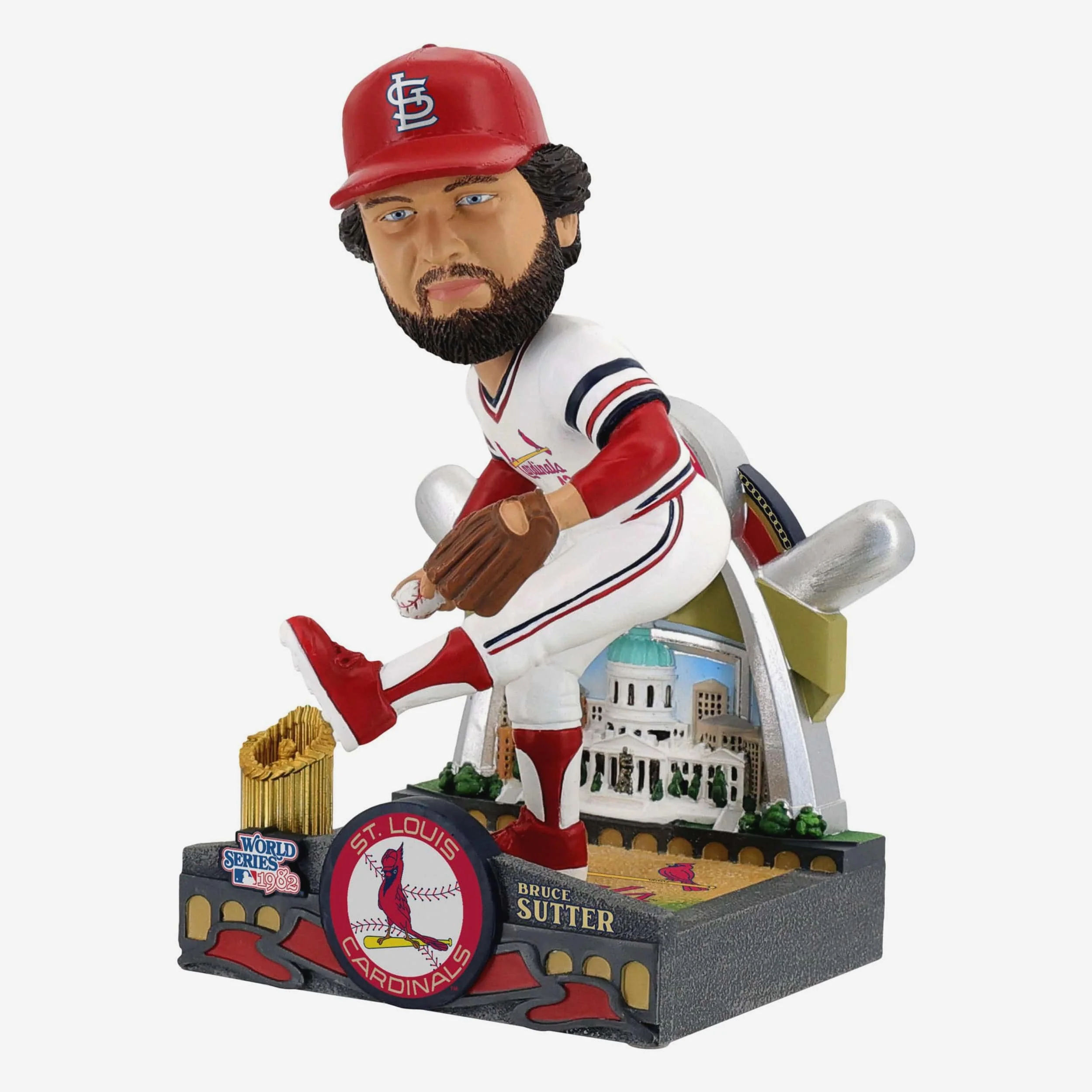Bruce Sutter St Louis Cardinals 1982 World Series Champions Bobblehead - Image 4