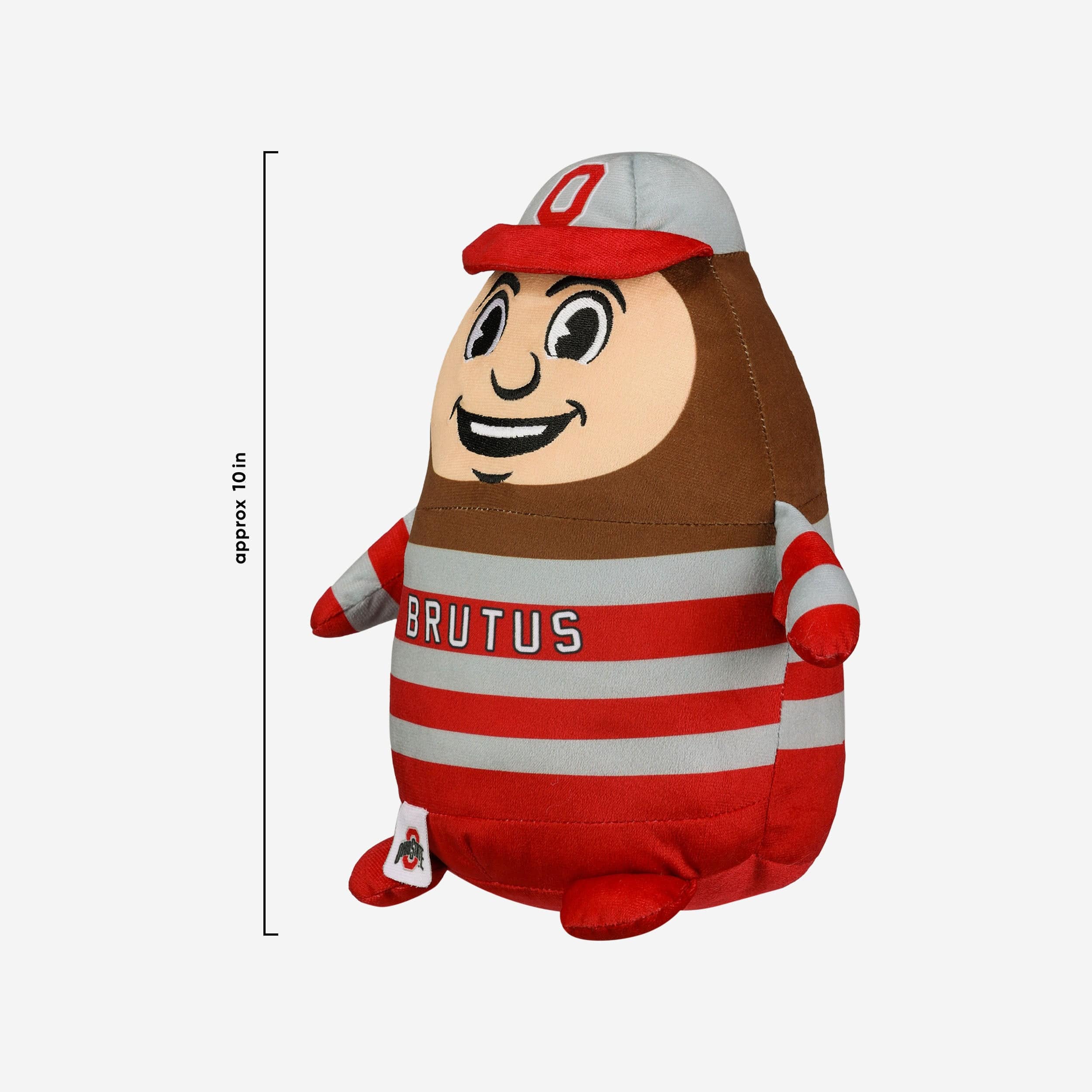 Brutus Buckeye Ohio State Buckeyes 10 in Squisherz Mascot - Image 2