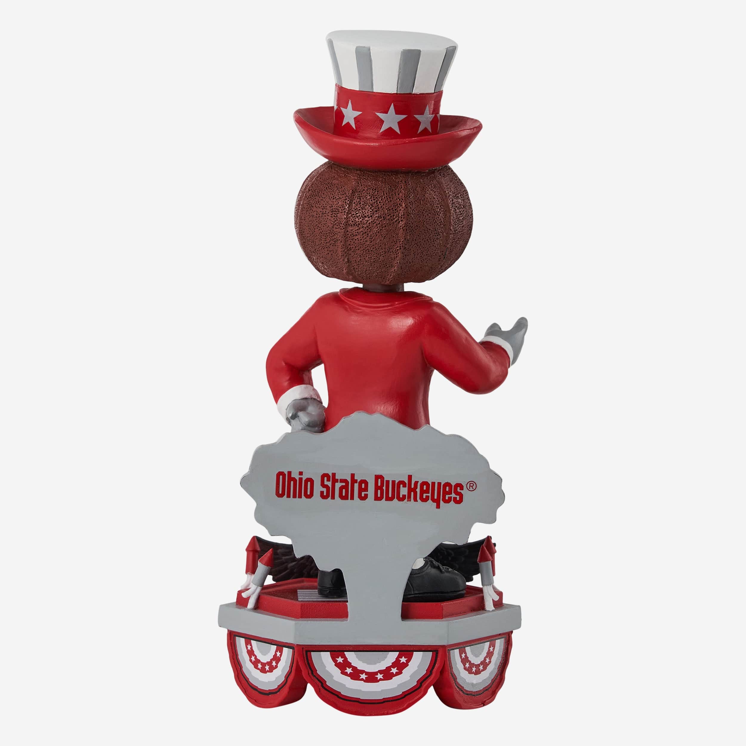 Brutus Buckeye Ohio State Buckeyes Americana Mascot Bobblehead - Image 5