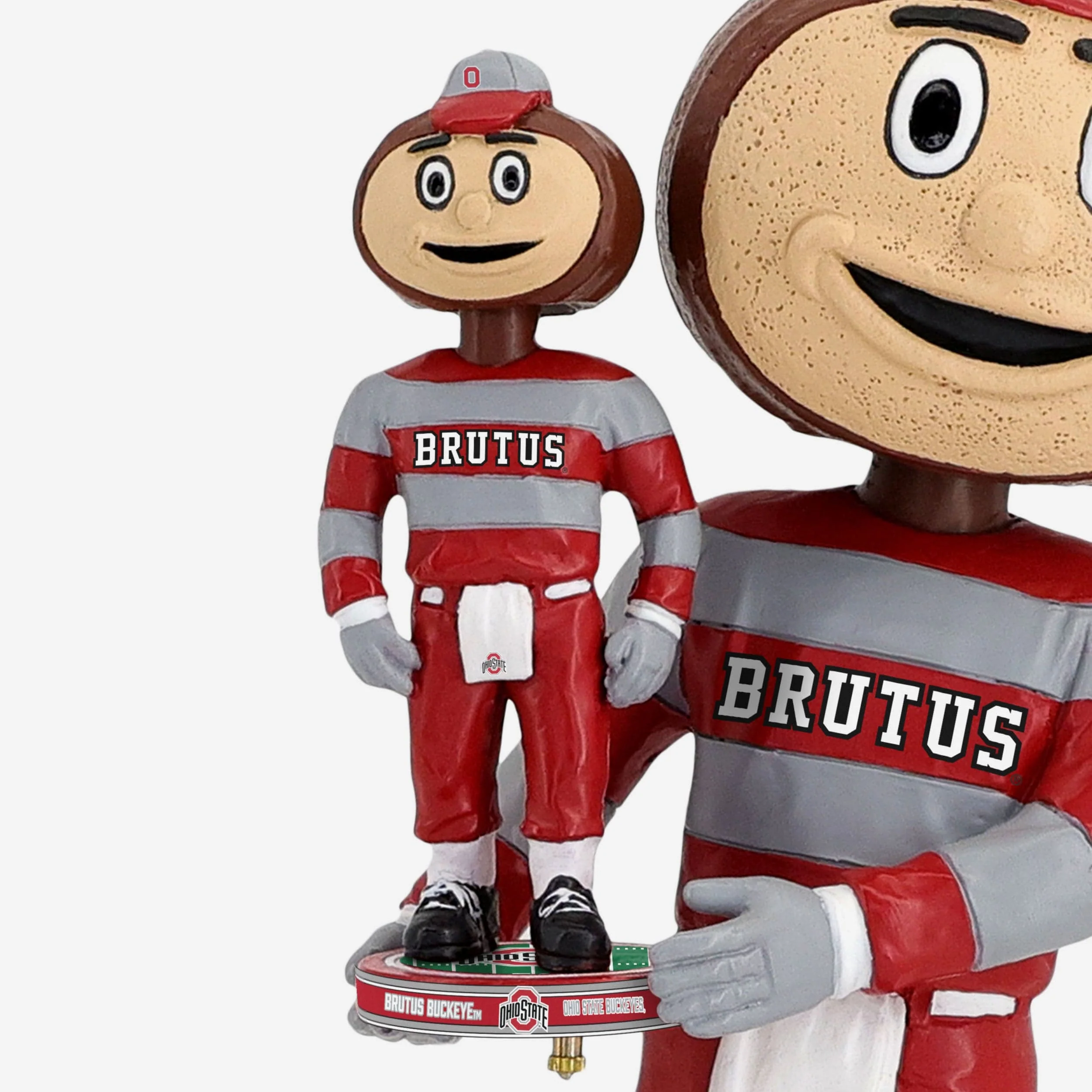 Brutus Buckeye Ohio State Buckeyes Bobble Dubblz Mascot Bobblehead - Image 4