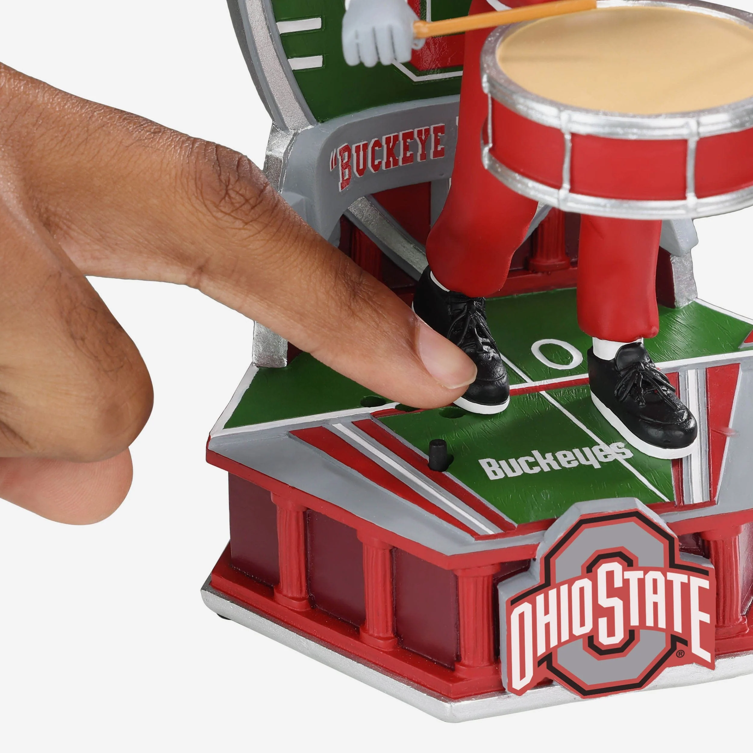 Brutus Buckeye Ohio State Buckeyes Fight Song Mascot Bobblehead - Image 3