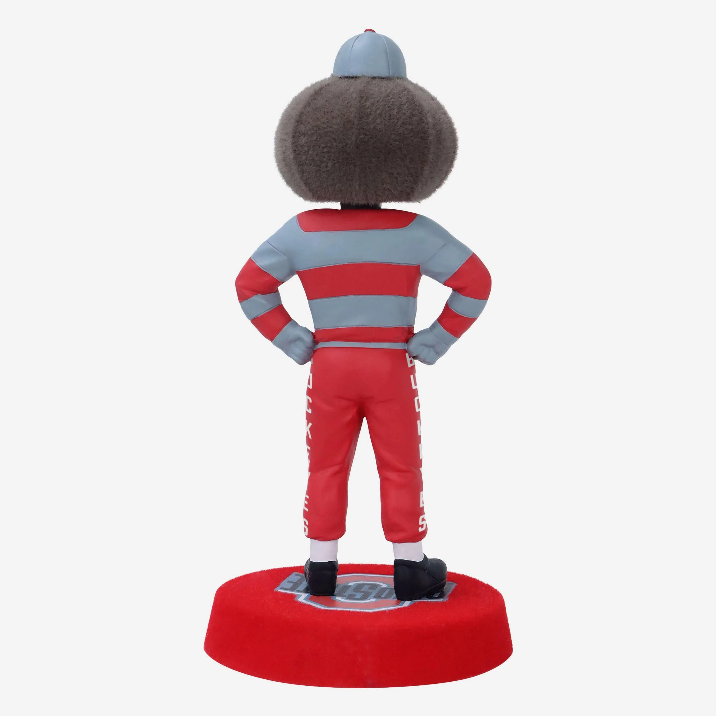 Brutus Buckeye Ohio State Buckeyes Fuzzy Fur Mascot Bobblehead - Image 5