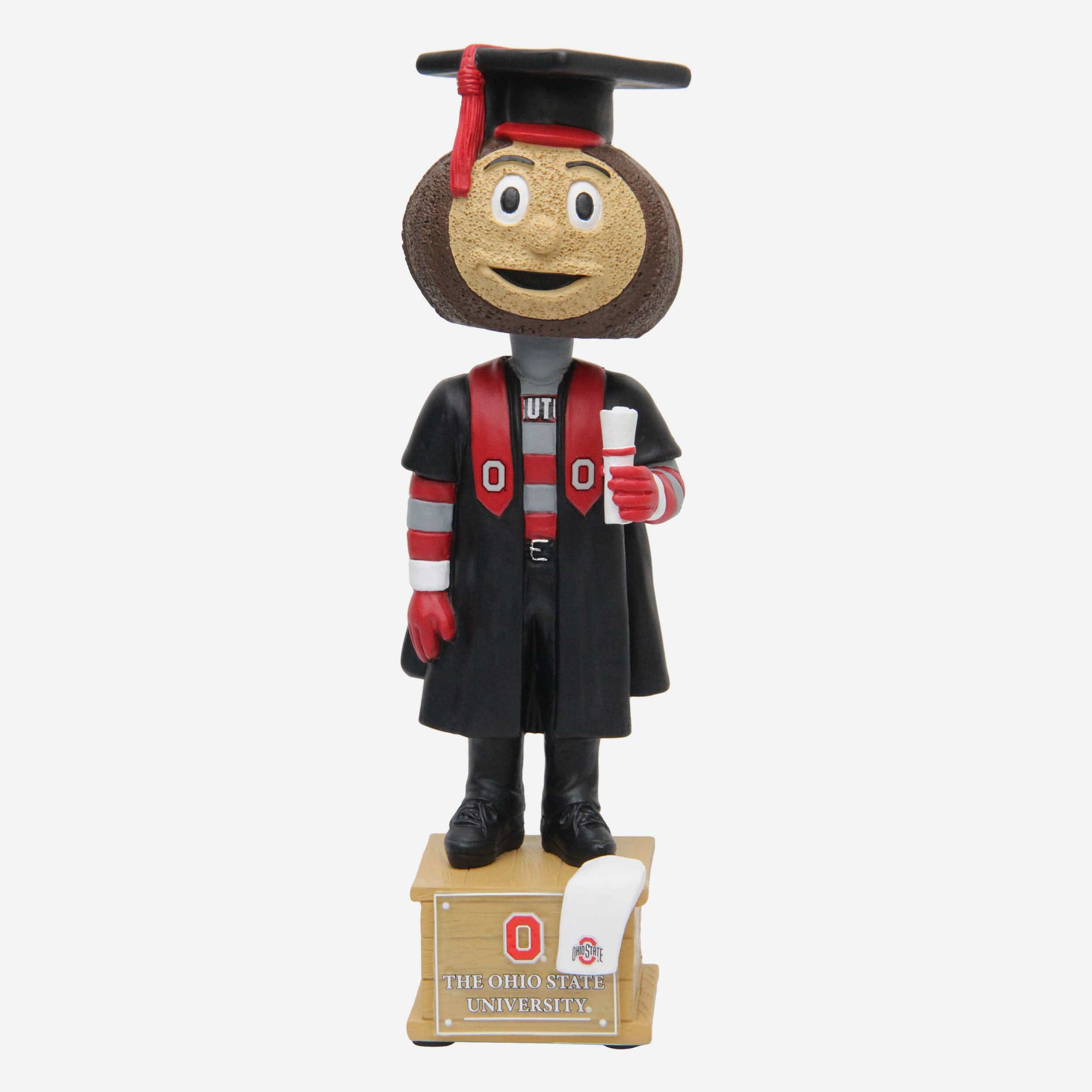Brutus Buckeye Ohio State Buckeyes Graduation Mascot Bobblehead