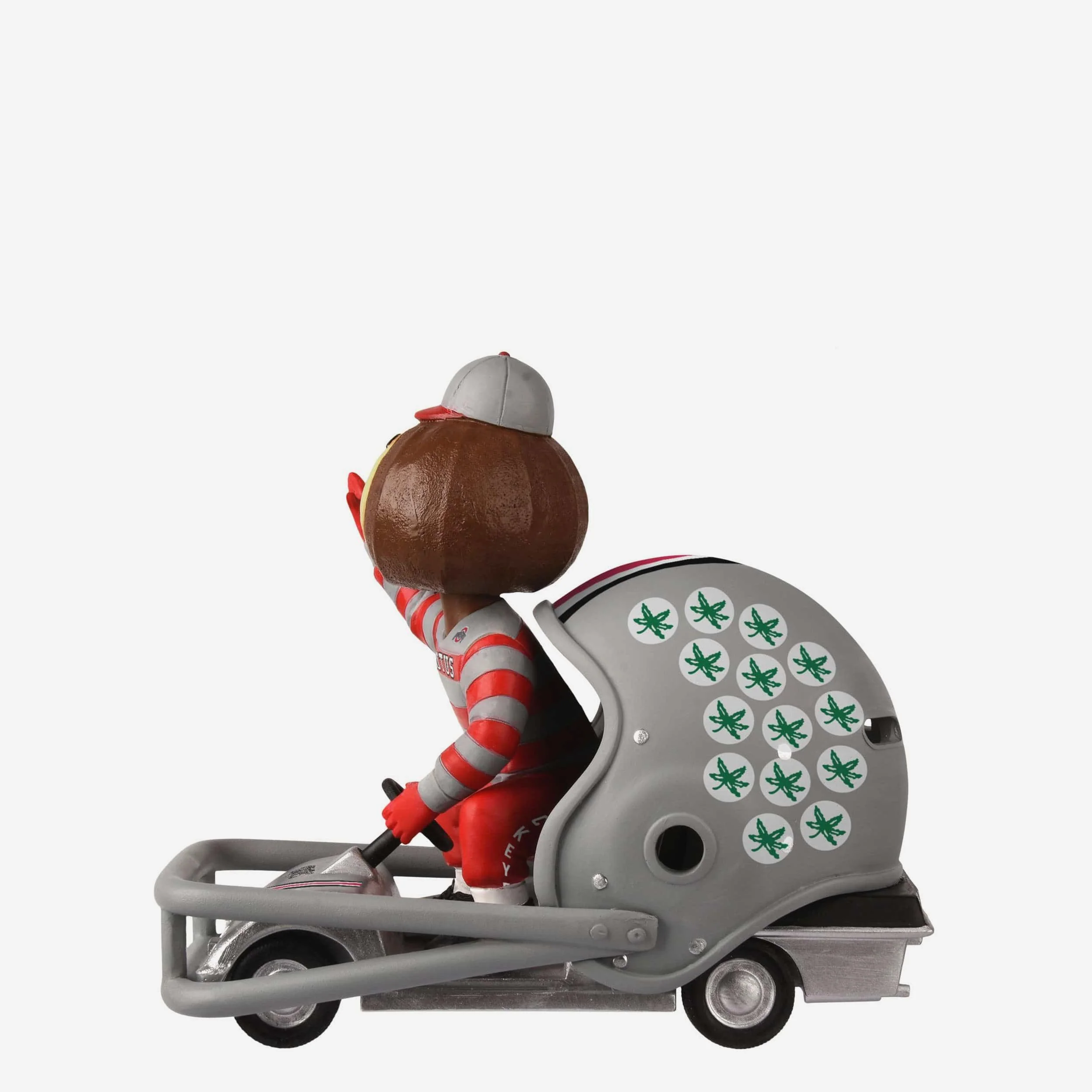 Brutus Buckeye Ohio State Buckeyes Helmet Cart Mascot Bobblehead - Image 5