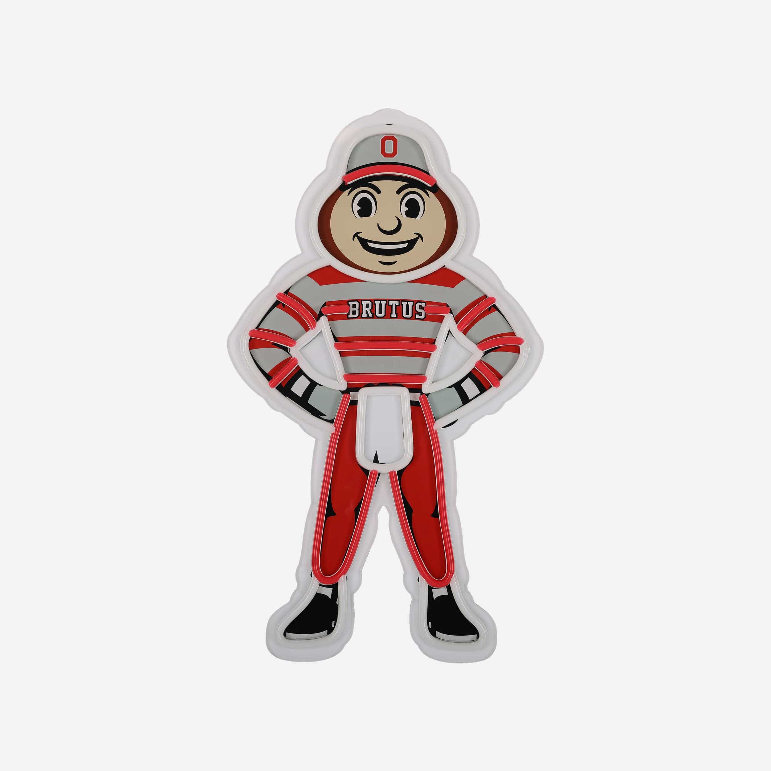 Brutus Buckeye Ohio State Buckeyes LED Neon Light Up Mascot Sign