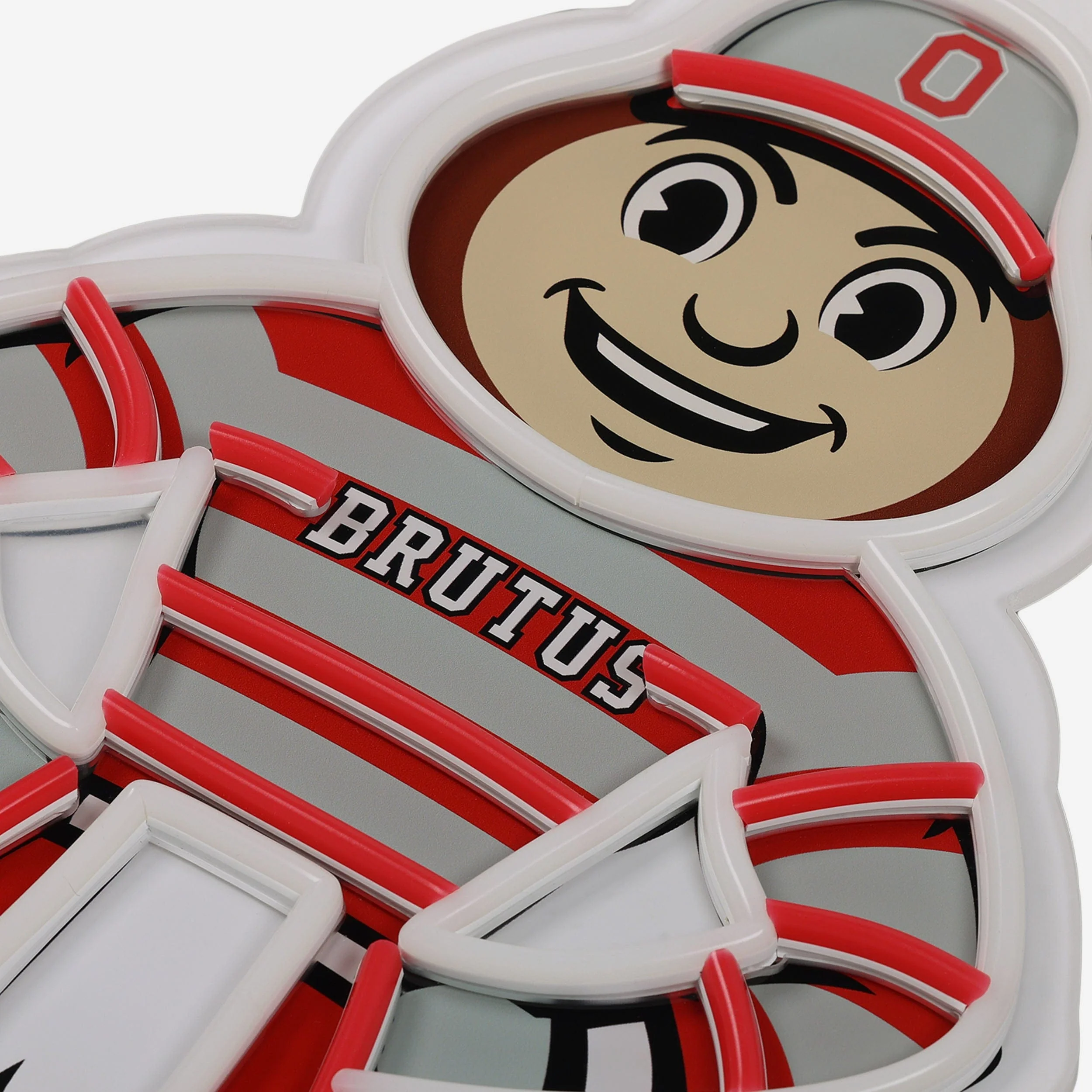 Brutus Buckeye Ohio State Buckeyes LED Neon Light Up Mascot Sign - Image 4