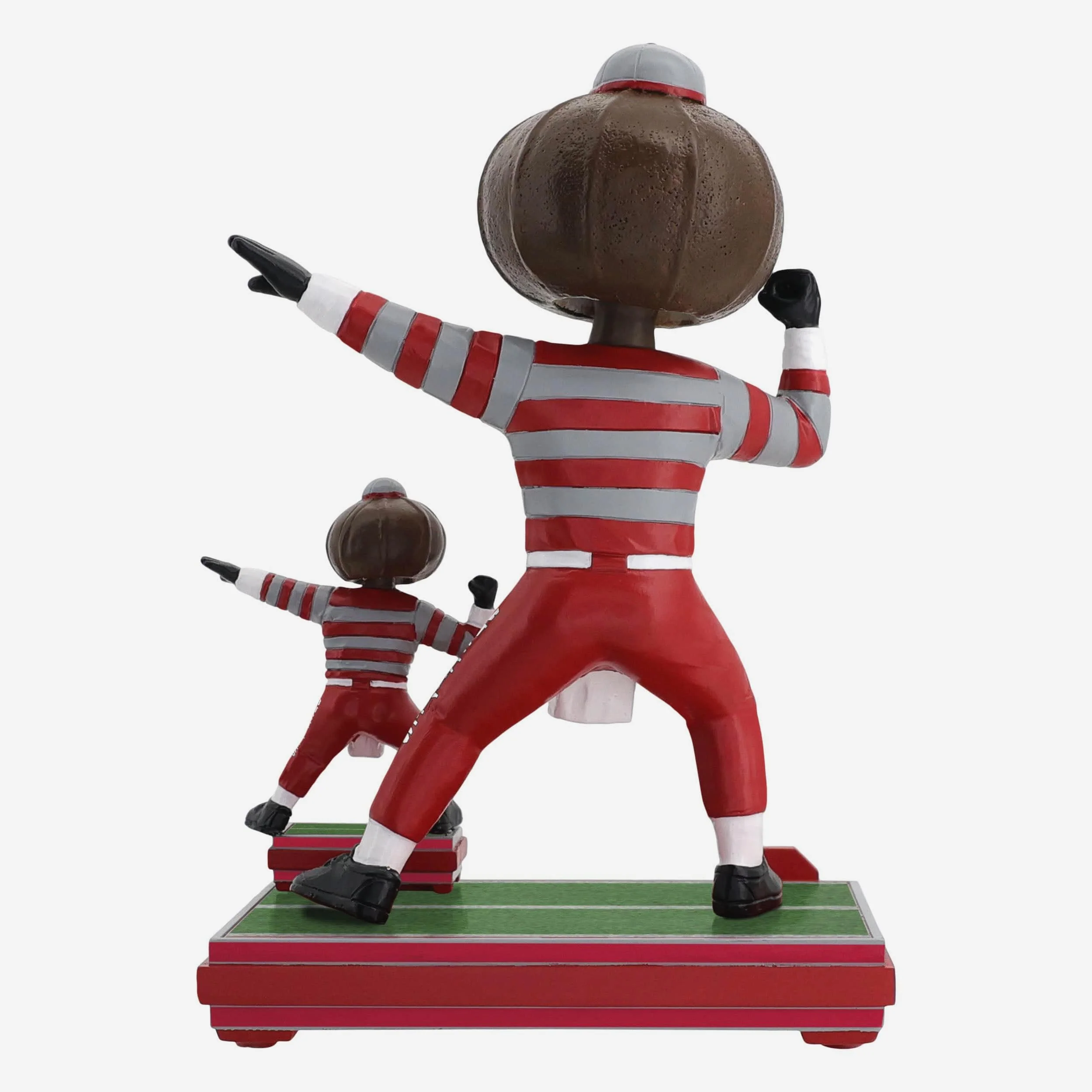 Brutus Buckeye Ohio State Buckeyes Magnetized Magnetized Bobble Dubblz Mascot Bobblehead - Image 7