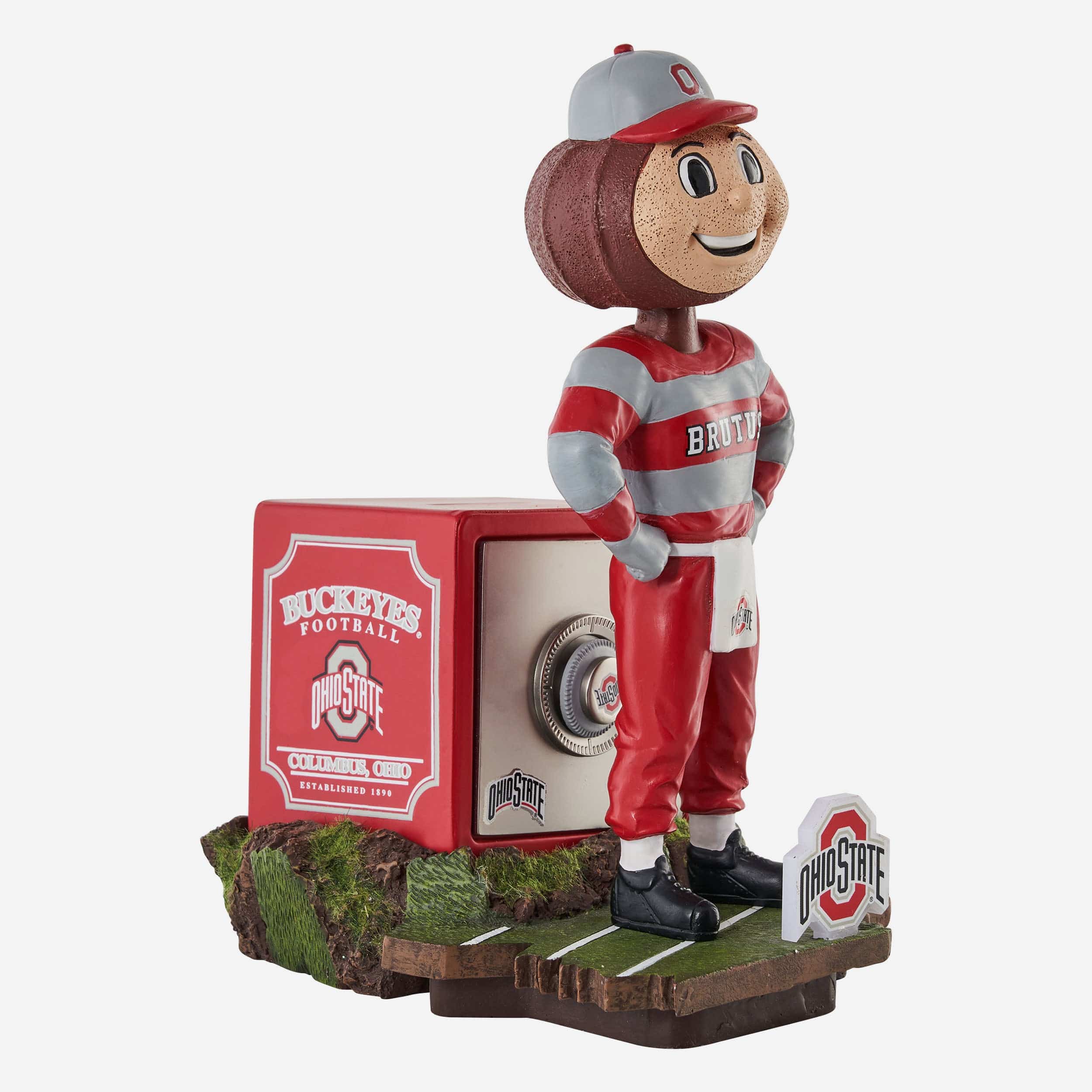 Brutus Buckeye Ohio State Buckeyes Mascot Bank Bobblehead - Image 5