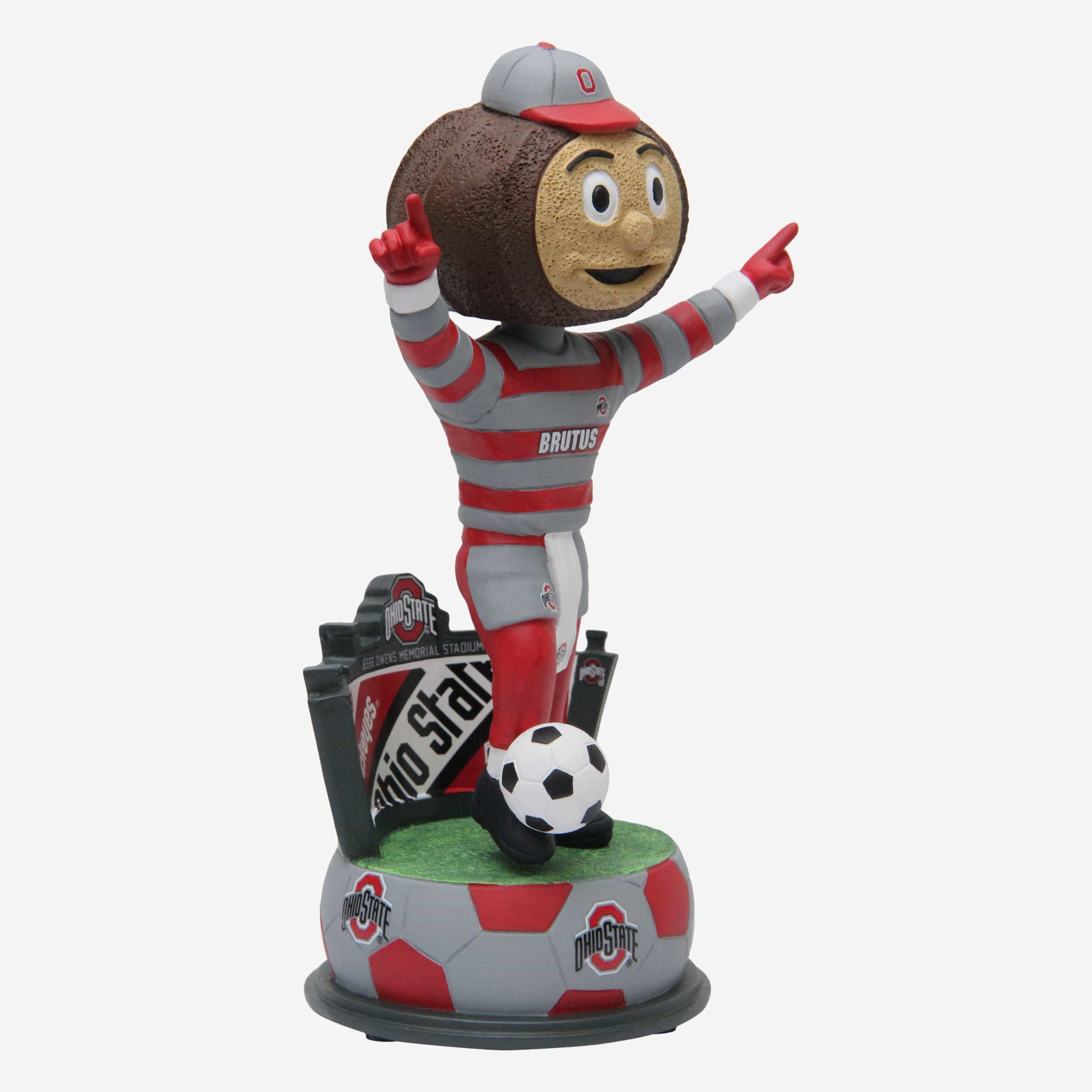 Brutus Buckeye Ohio State Buckeyes Soccer Mascot Bobblehead - Image 4