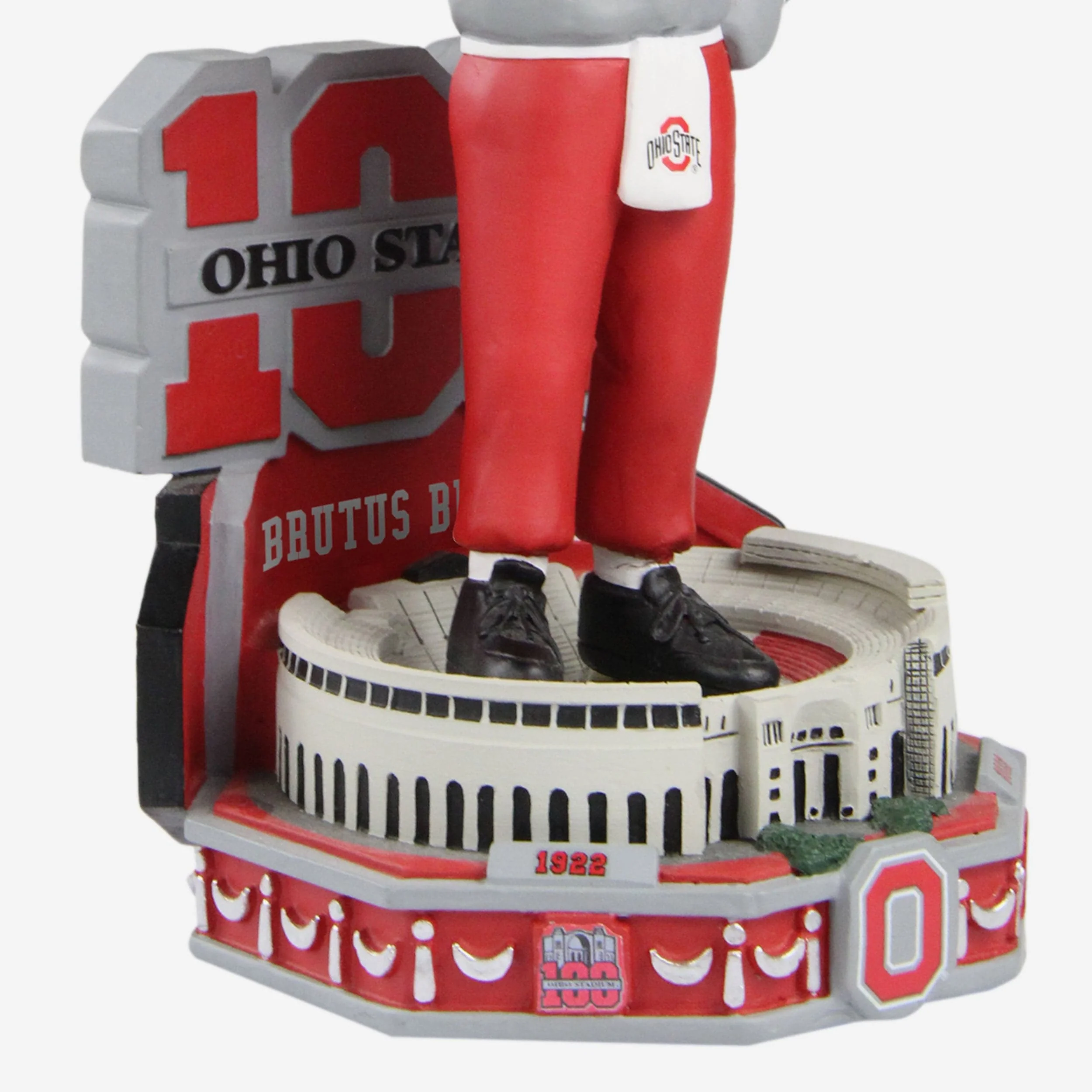 Brutus Buckeye Ohio State Buckeyes Stadium 100th Anniversary Mascot Bobblehead - Image 3