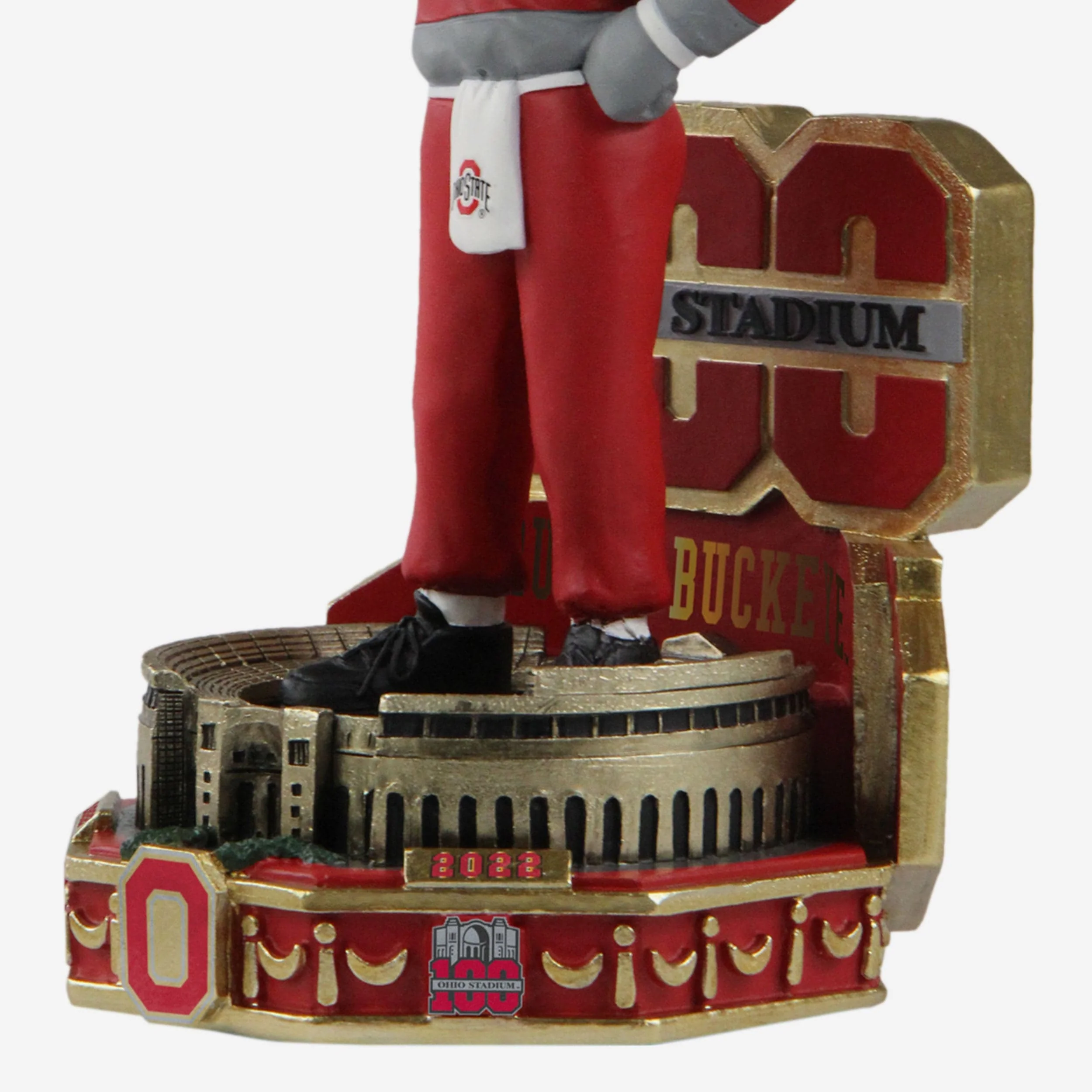 Brutus Buckeye Ohio State Buckeyes Stadium 100th Anniversary Mascot Variant Bobblehead - Image 3